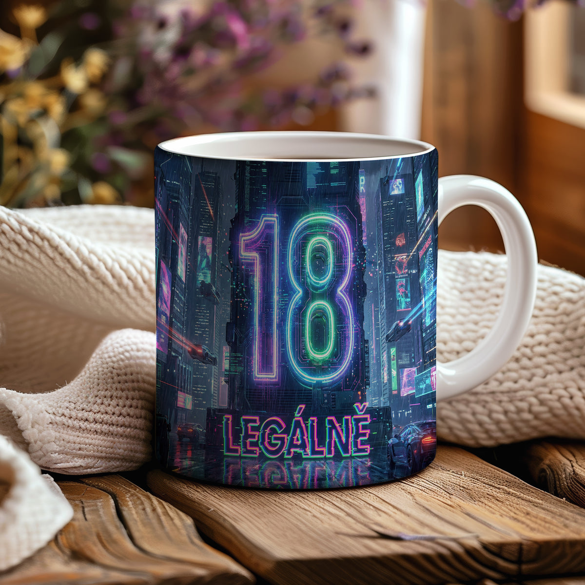 Narozeninový hrnek 18 let – LEGÁLNĚ