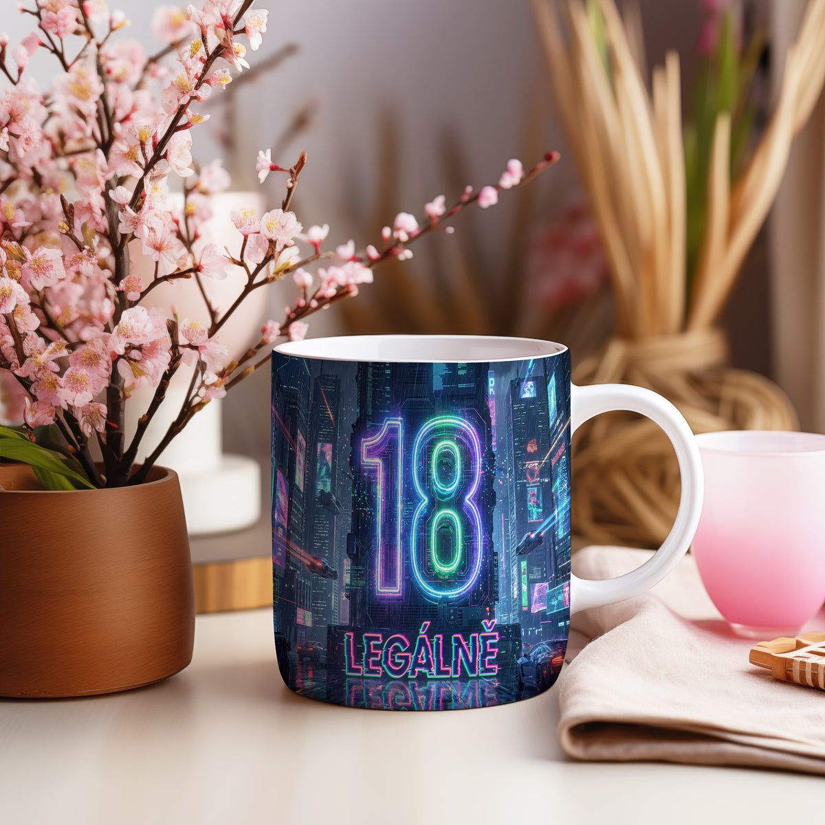 Narozeninový hrnek 18 let – LEGÁLNĚ