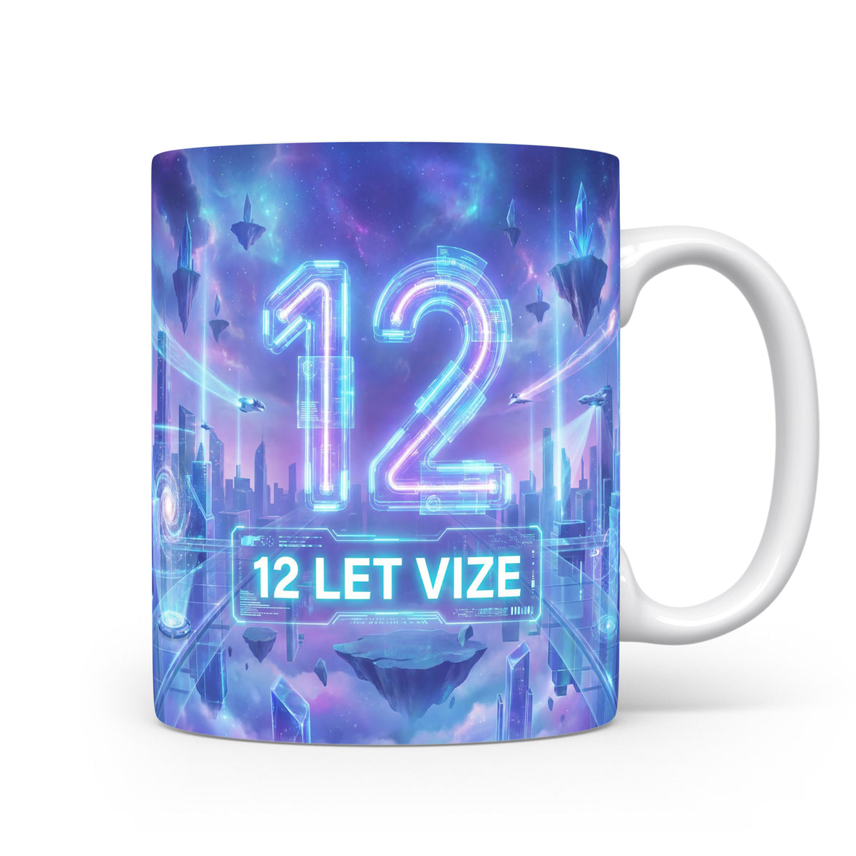 Hrnček s nápisem 12 LET VIZE