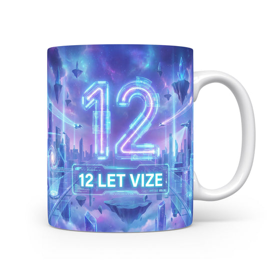 Hrnček s nápisem 12 LET VIZE