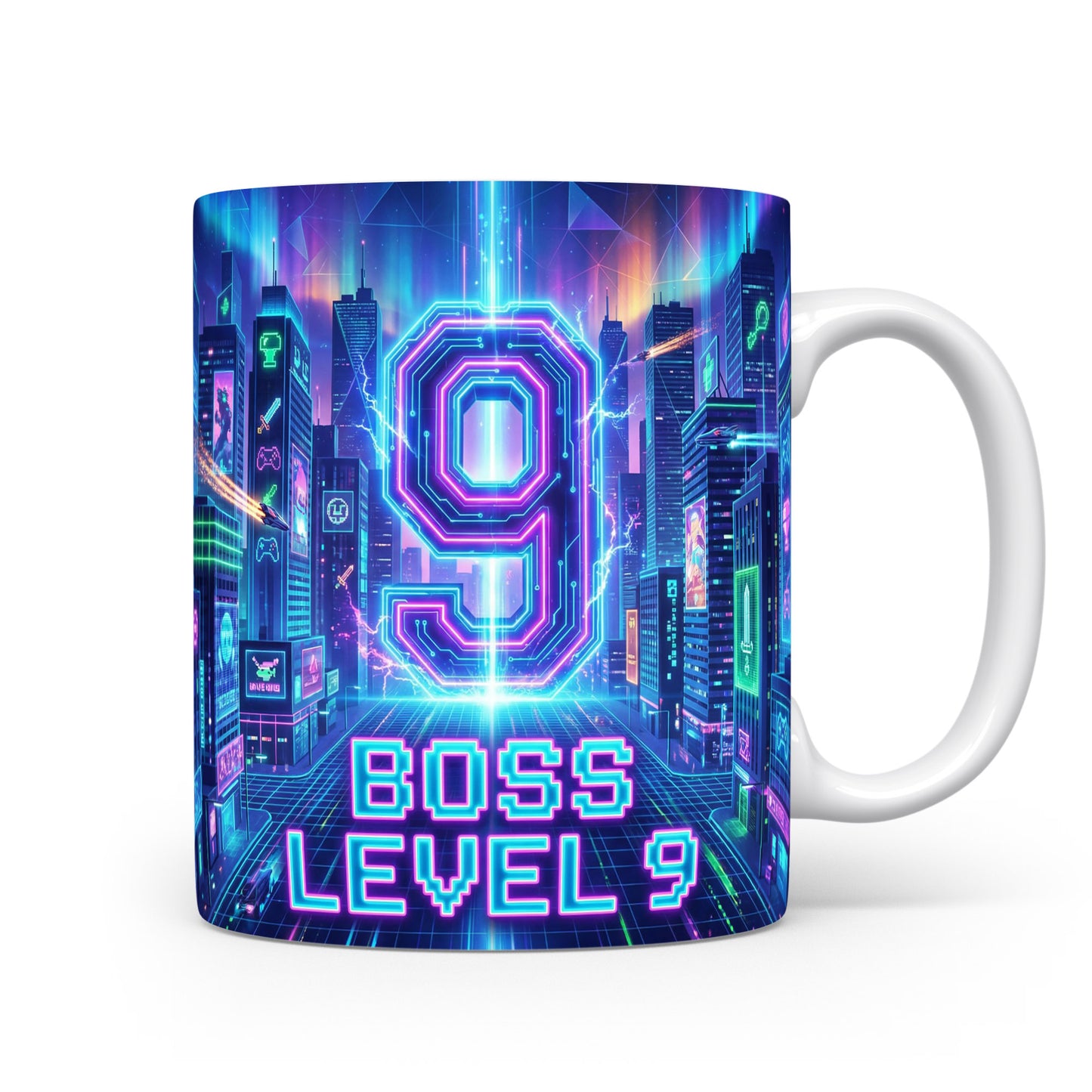 Hrnček s motivem BOSS LEVEL 9