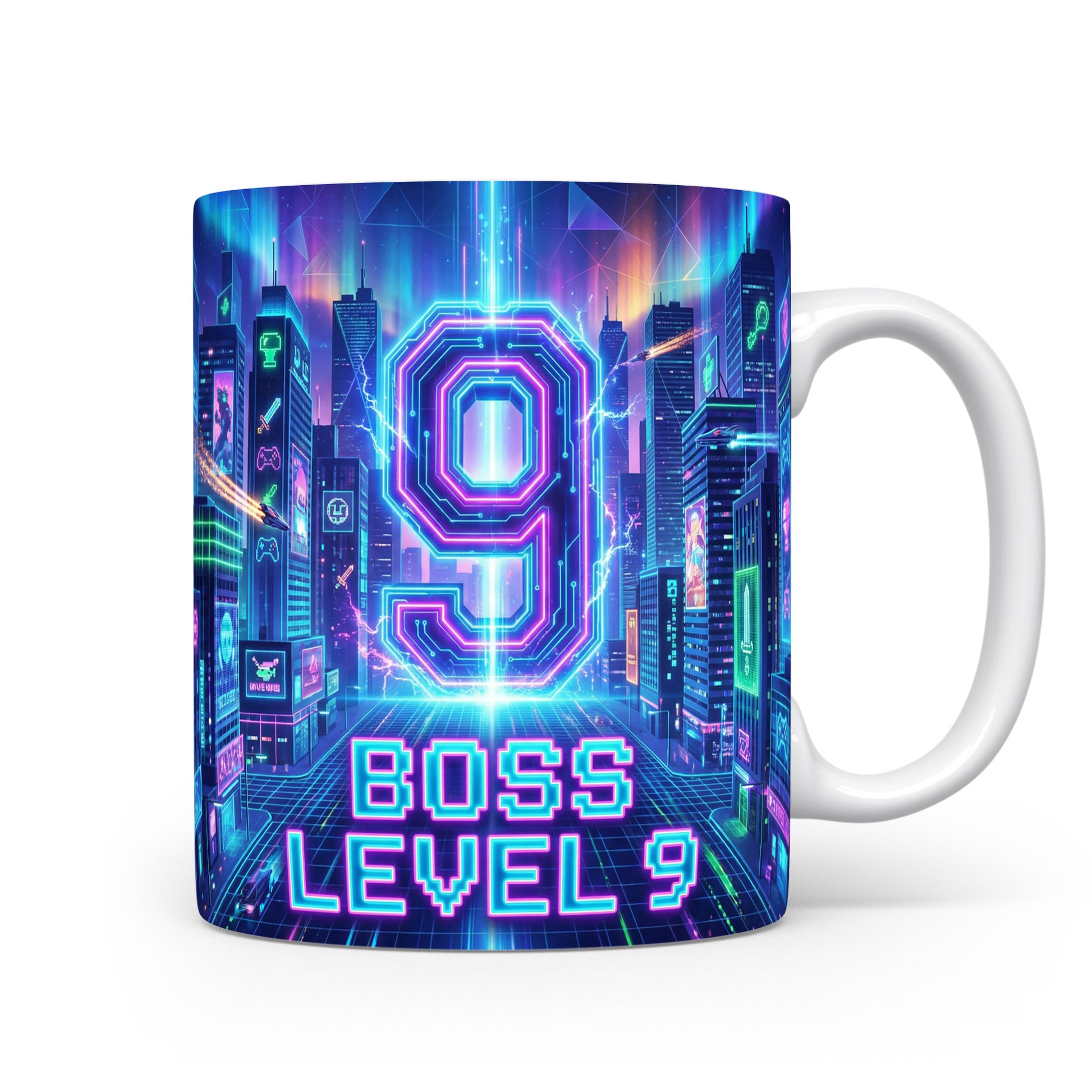 Hrnček s motivem BOSS LEVEL 9
