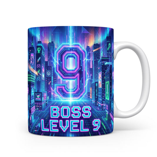 Hrnček s motivem BOSS LEVEL 9