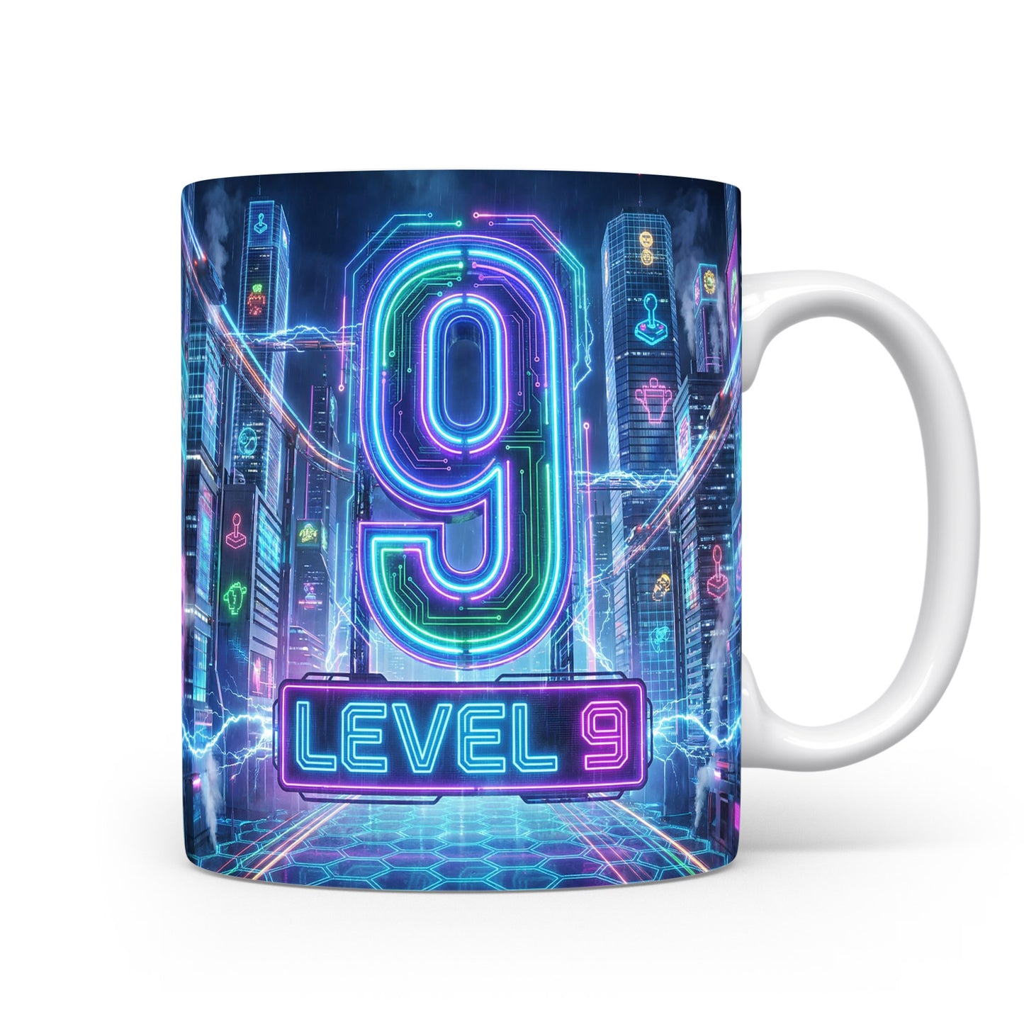 Hrnček s motivem LEVEL 9