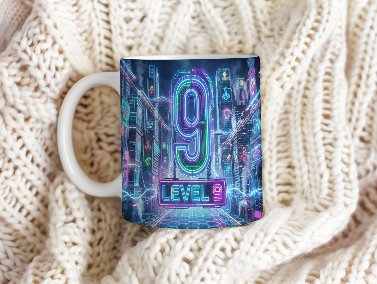 Narozeninový hrnek 9 let – LEVEL 9
