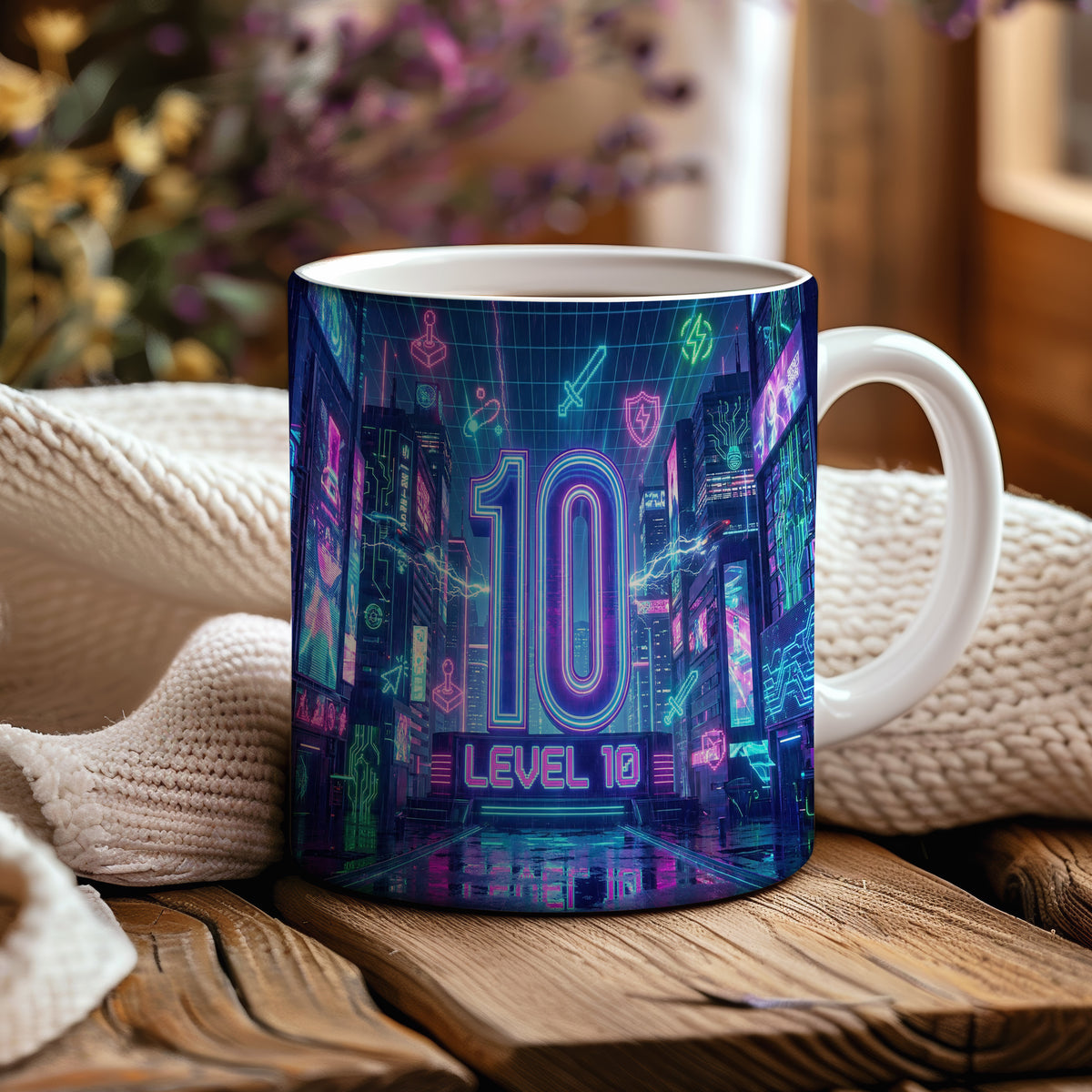 Narozeninový hrnek 10 let – LEVEL 10