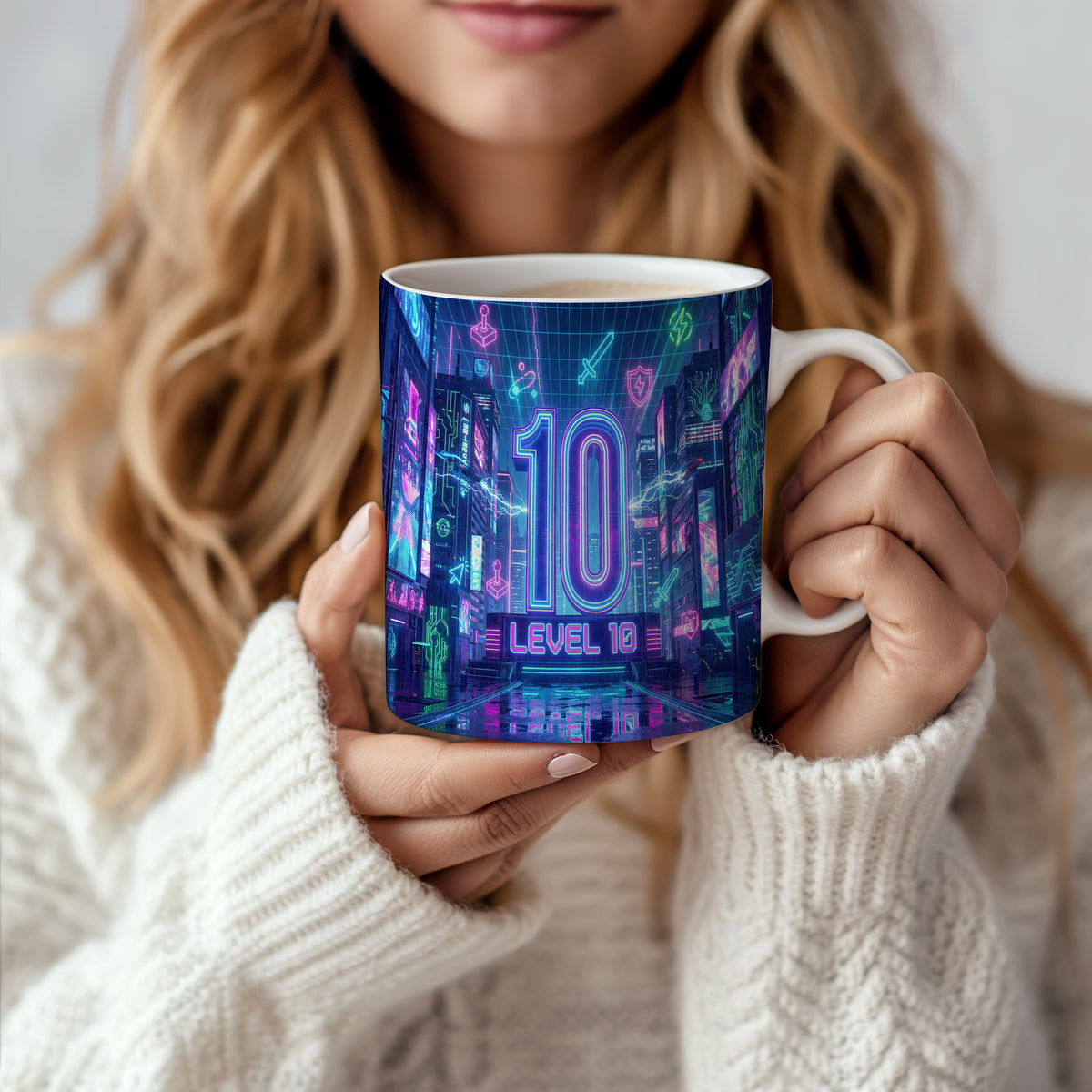 Narozeninový hrnek 10 let – LEVEL 10