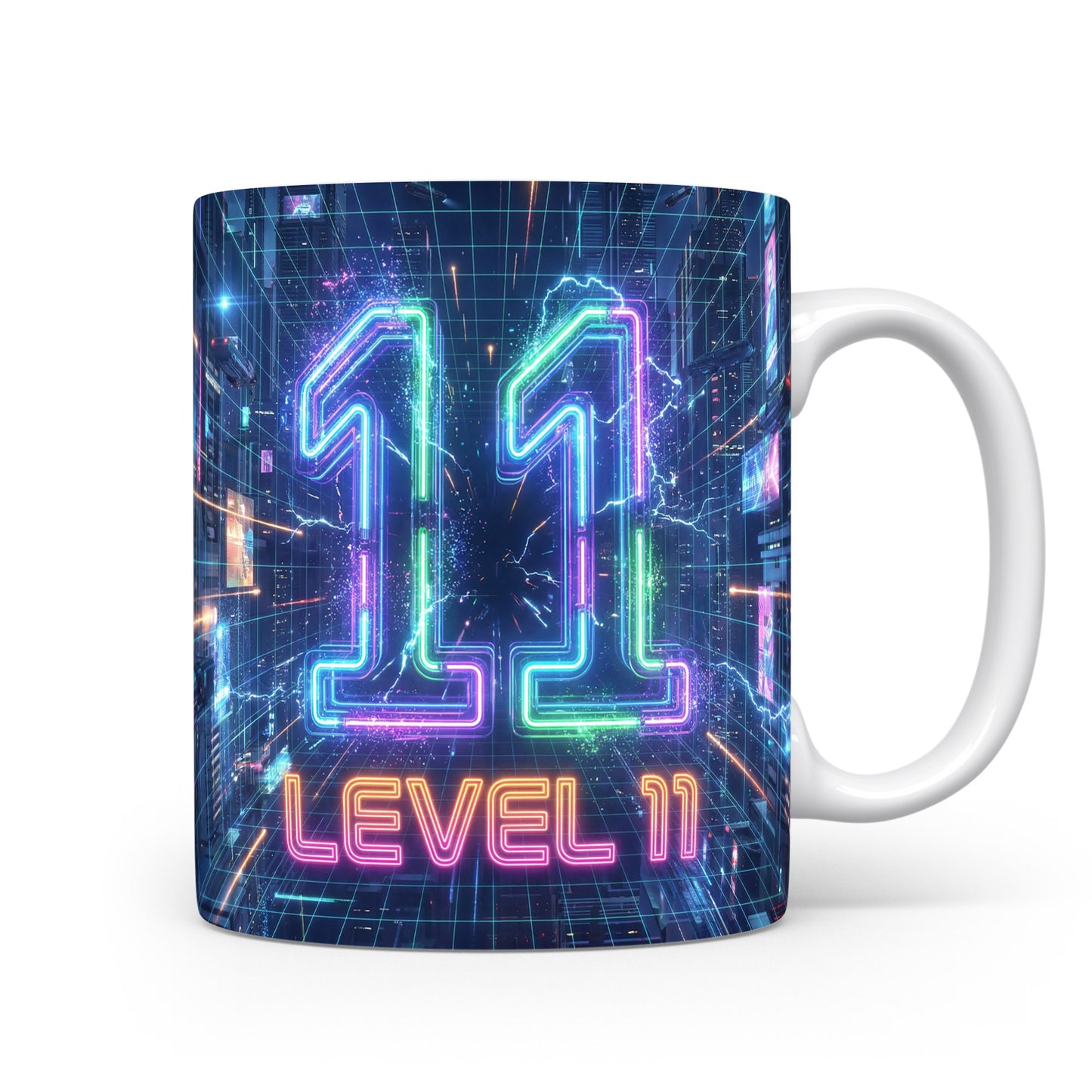Hrnček s nápisem LEVEL 11