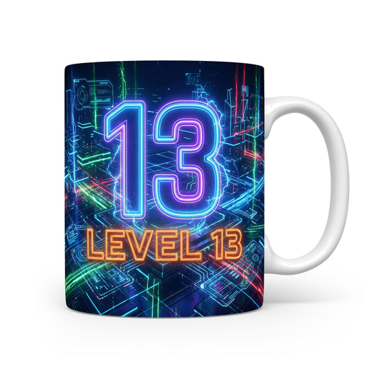 Hrnček s motivem LEVEL 13