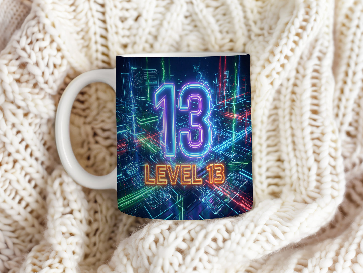 Narozeninový hrnek 13 let – LEVEL 13