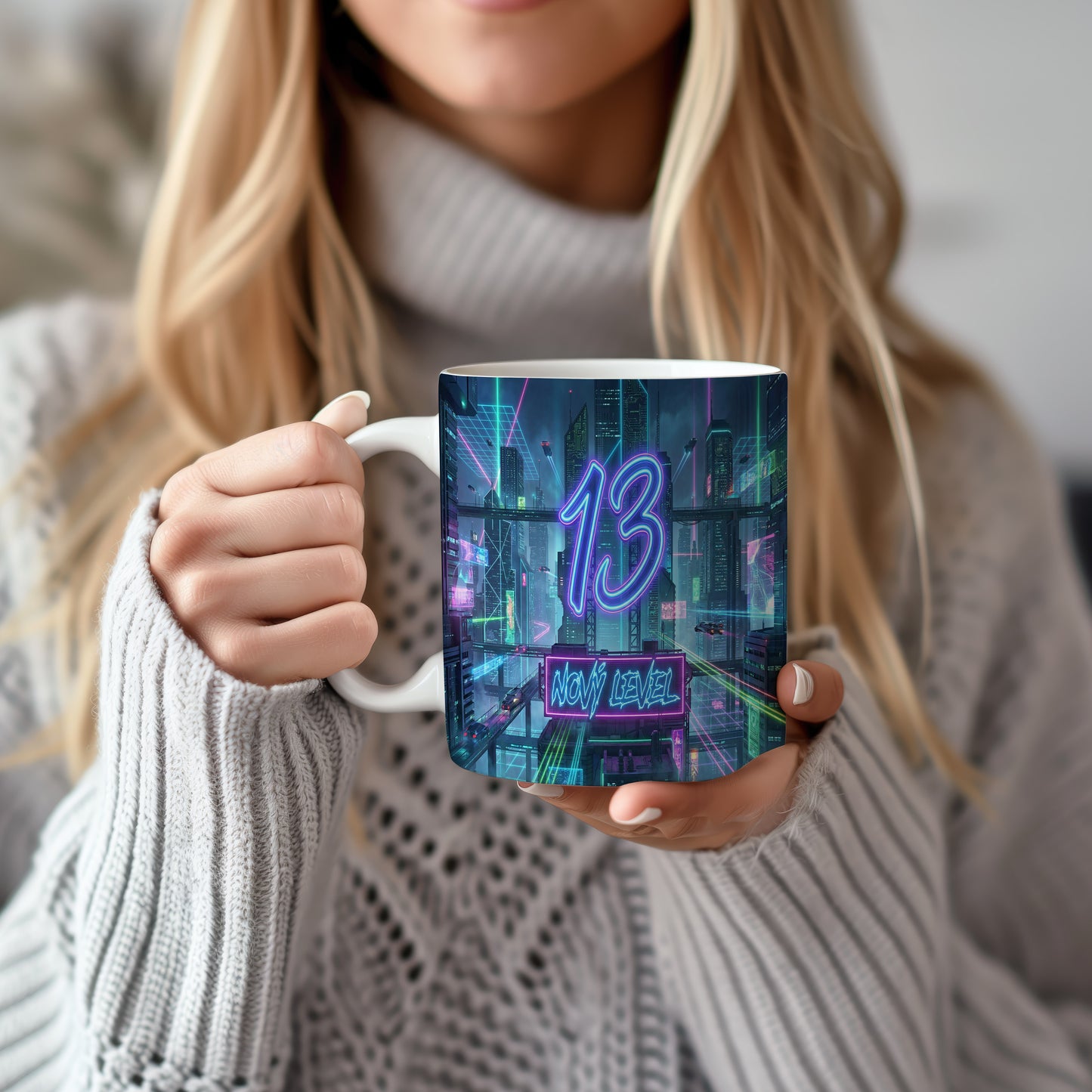 Narozeninový hrnek 13 let – NOVÝ LEVEL