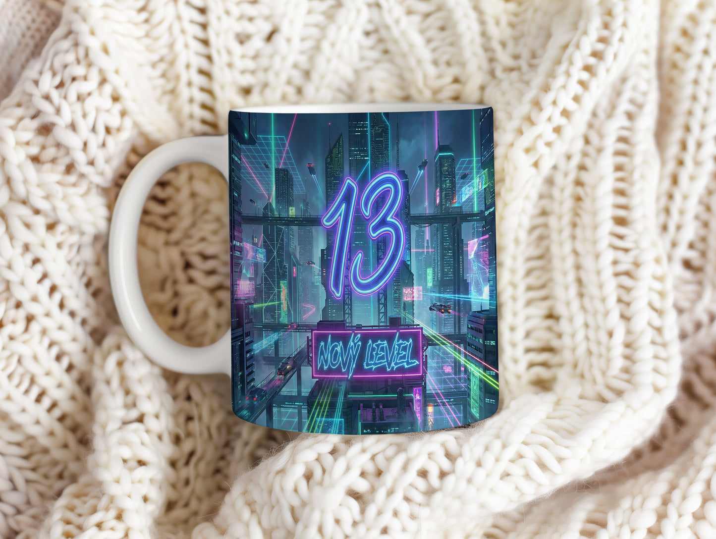 Narozeninový hrnek 13 let – NOVÝ LEVEL