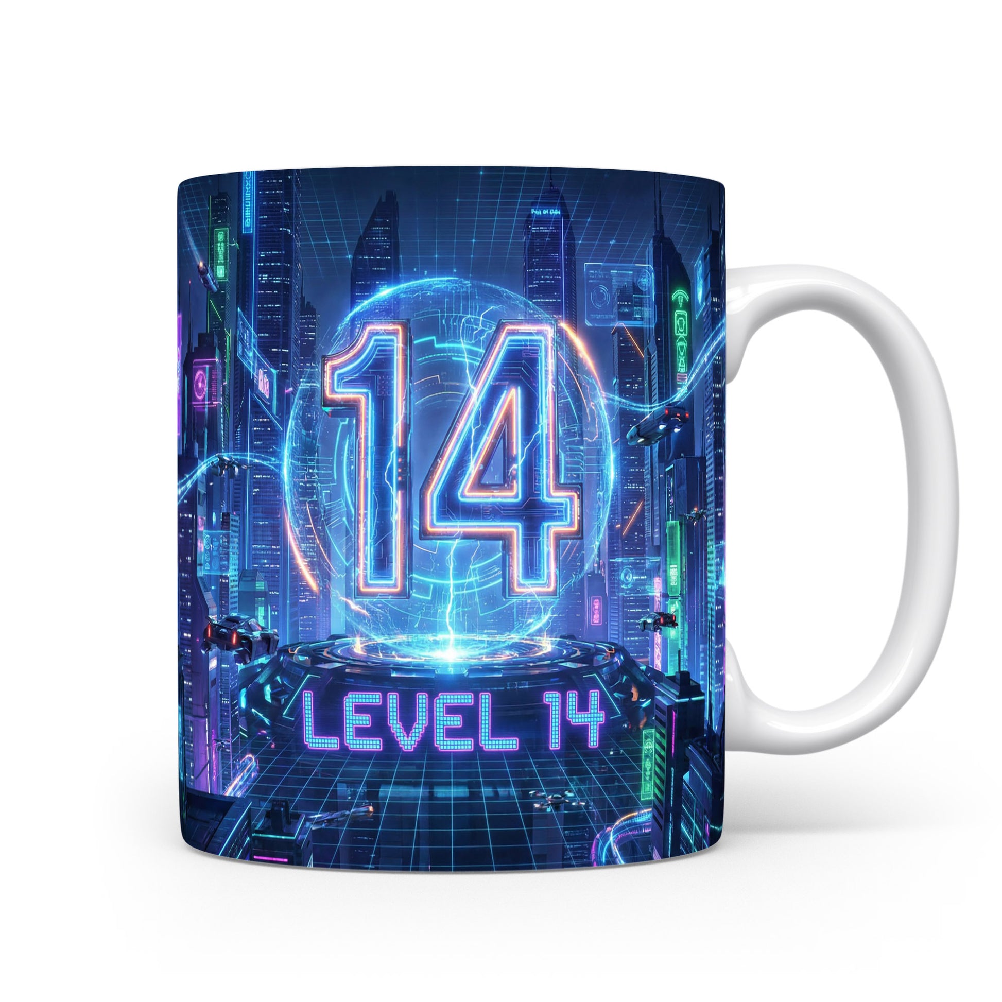 Hrnček s motivem LEVEL 14