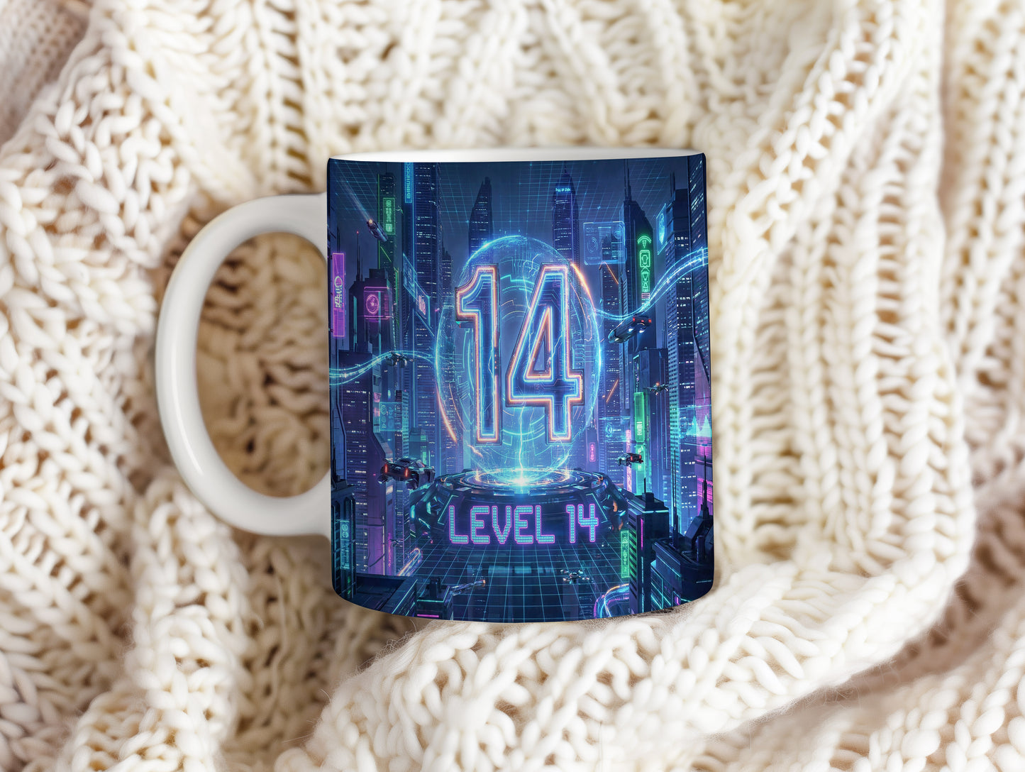 Narozeninový hrnek 14 let – LEVEL 14