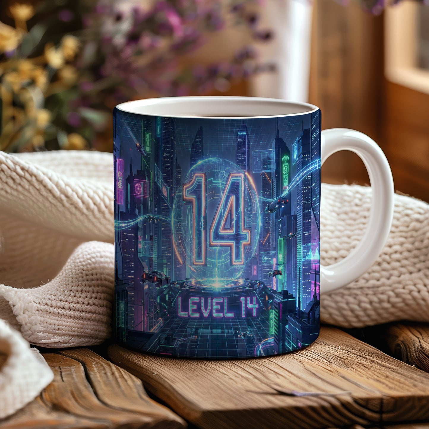 Narozeninový hrnek 14 let – LEVEL 14