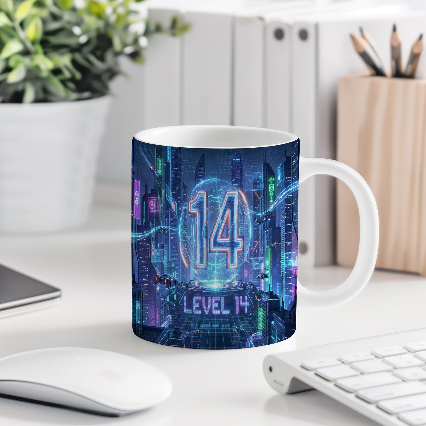 Narozeninový hrnek 14 let – LEVEL 14