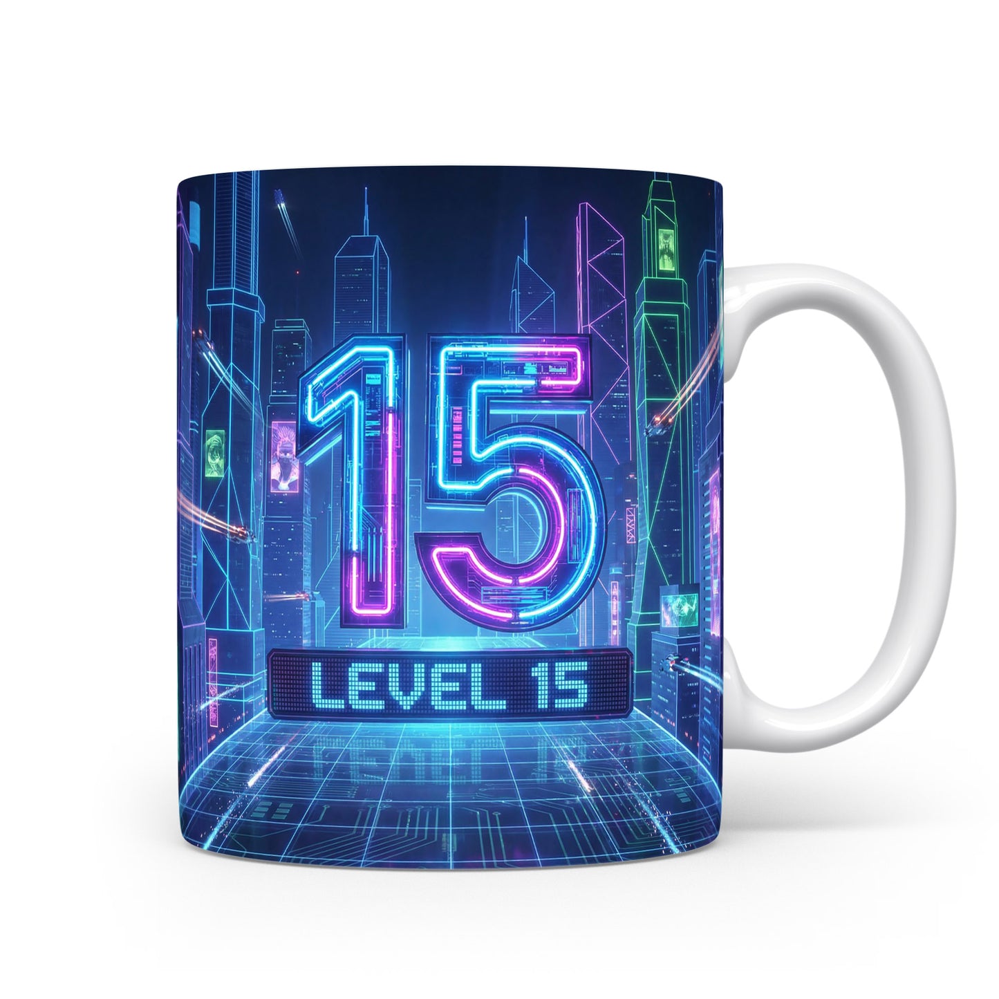 Hrnček s motivem LEVEL 15