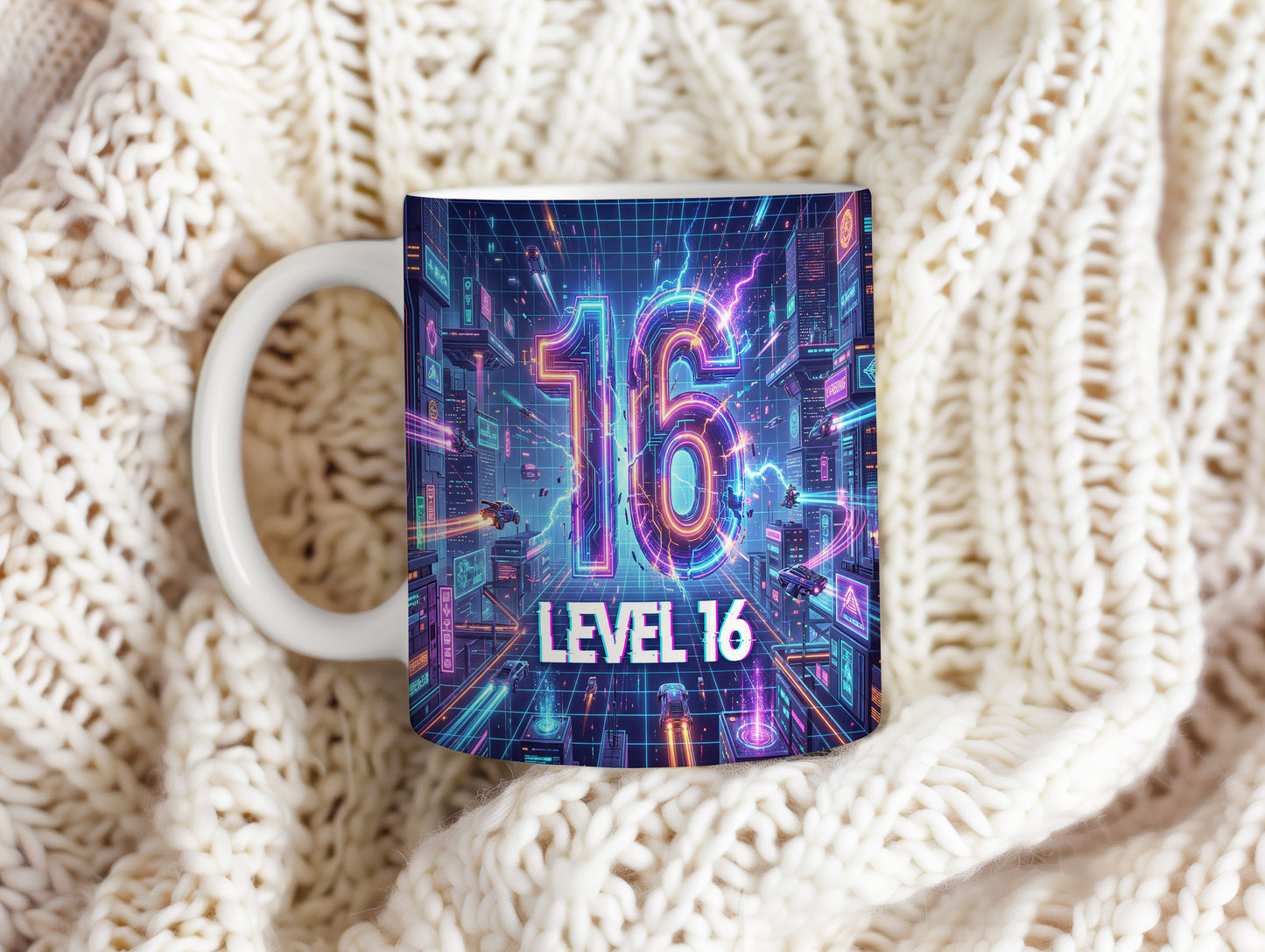 Narozeninový hrnek 16 let – LEVEL 16