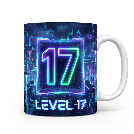 Hrnček s motivem LEVEL 17