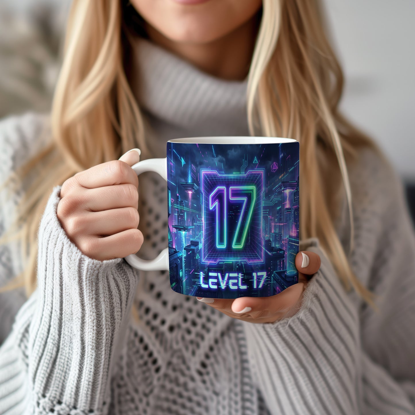Narozeninový hrnek 17 let – LEVEL 17