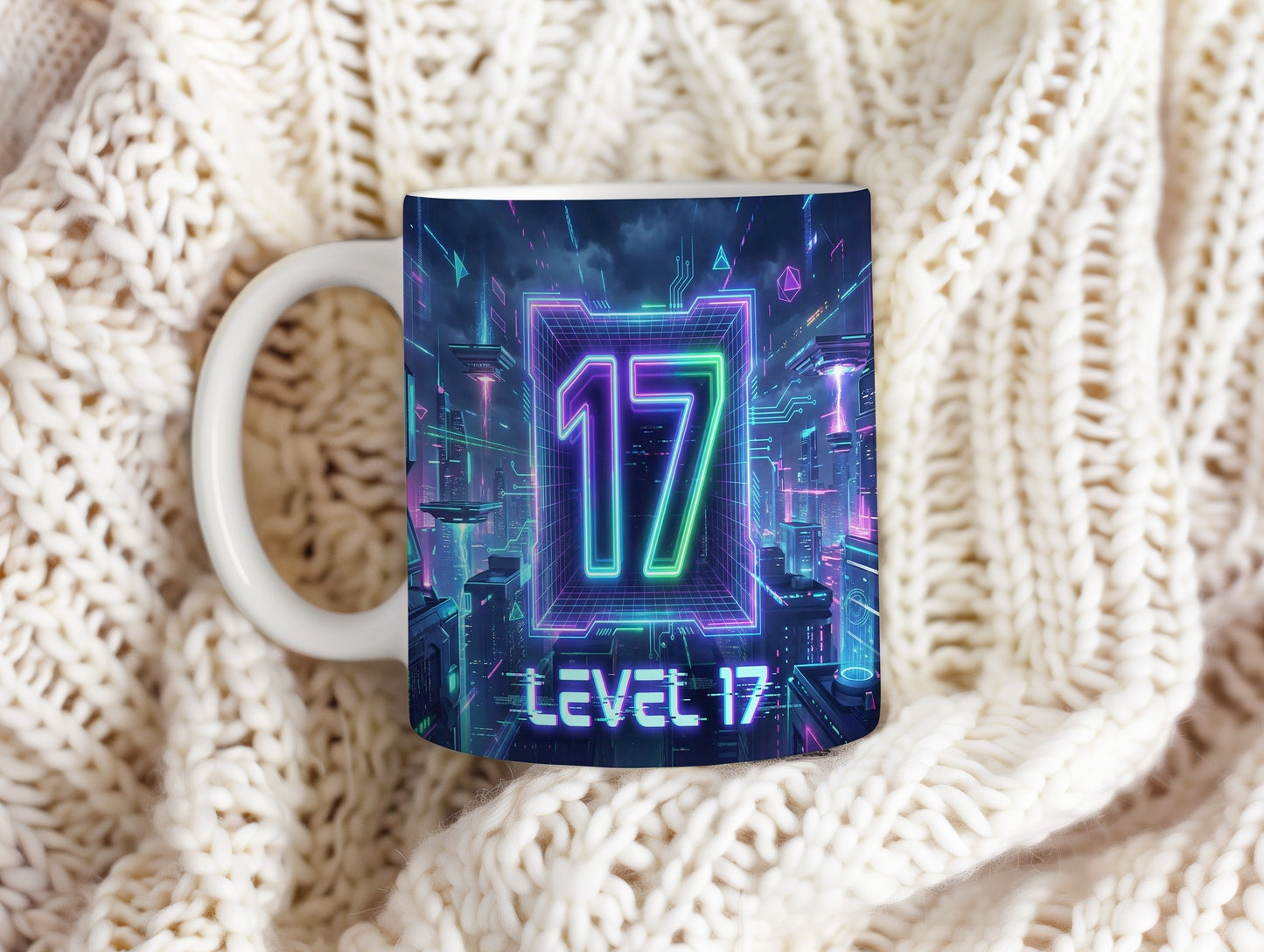 Narozeninový hrnek 17 let – LEVEL 17