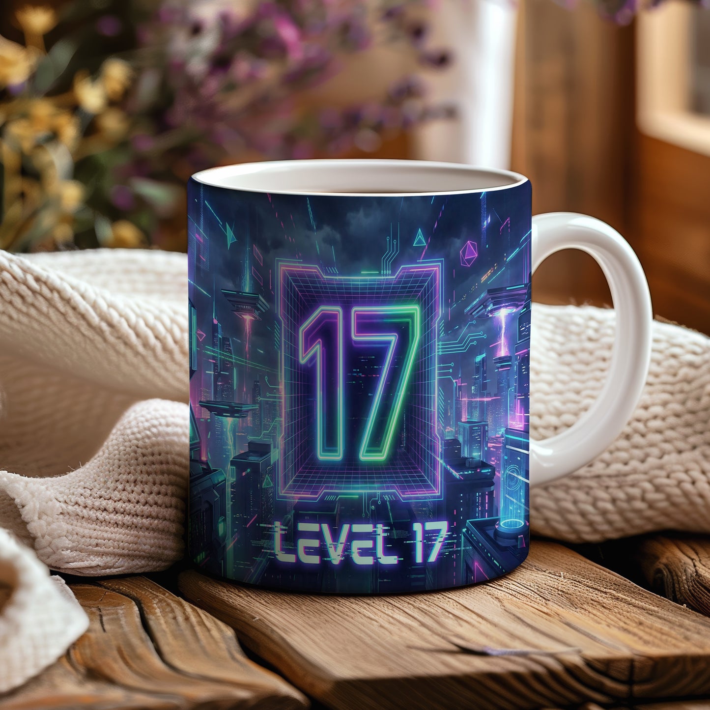 Narozeninový hrnek 17 let – LEVEL 17