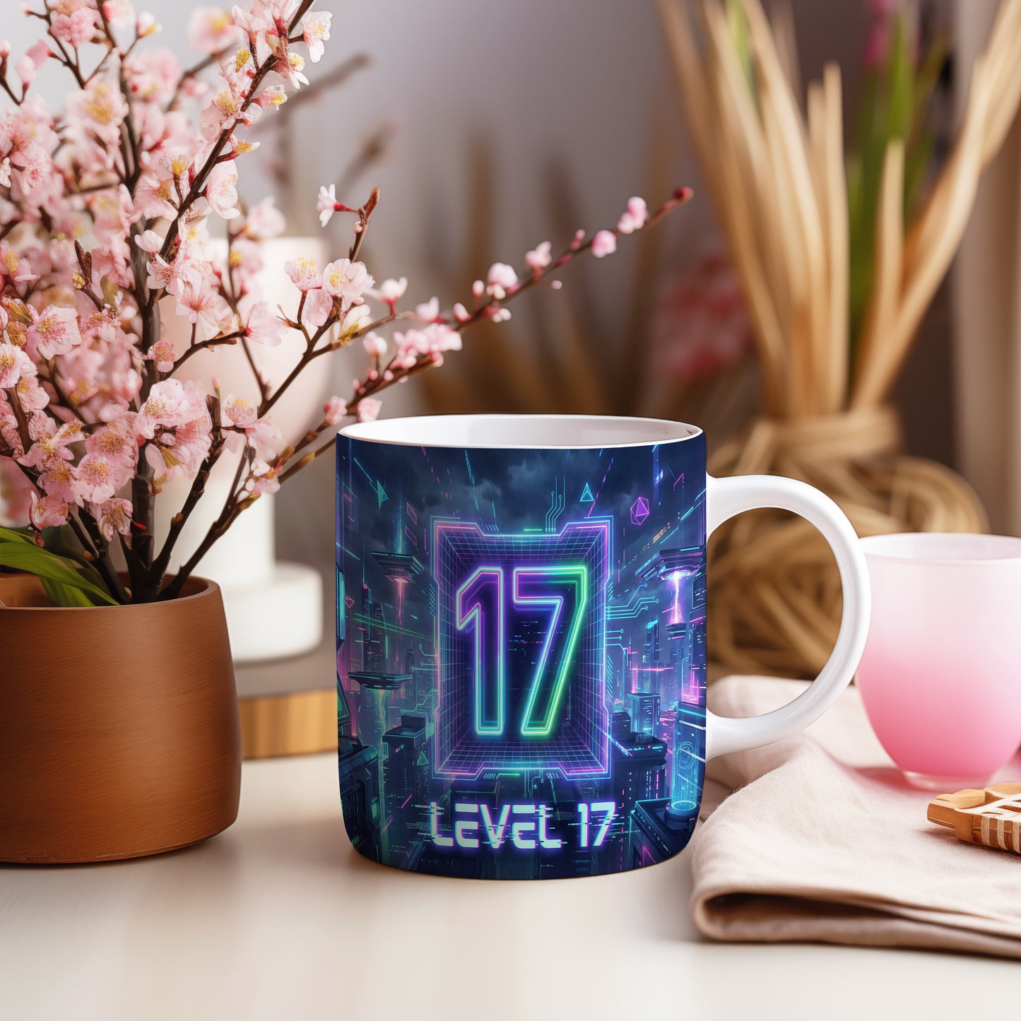 Narozeninový hrnek 17 let – LEVEL 17
