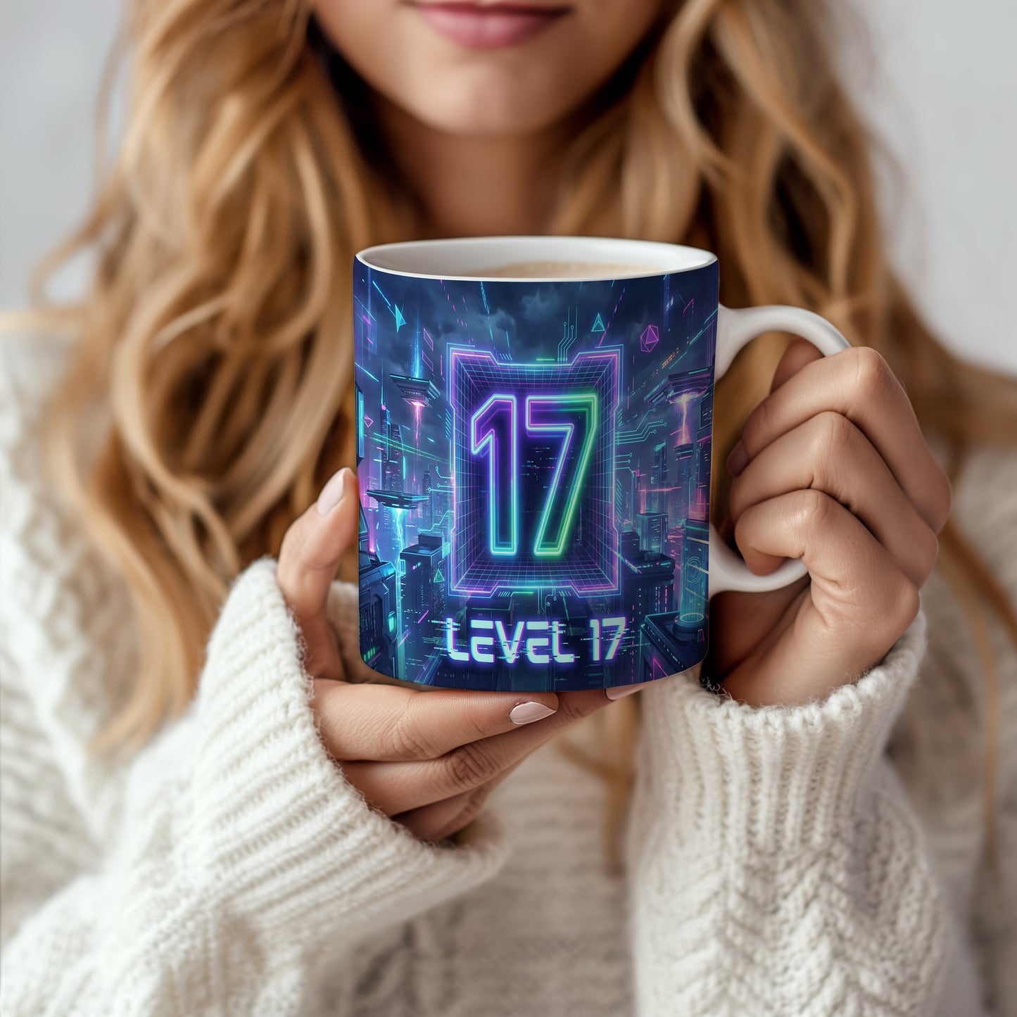 Narozeninový hrnek 17 let – LEVEL 17