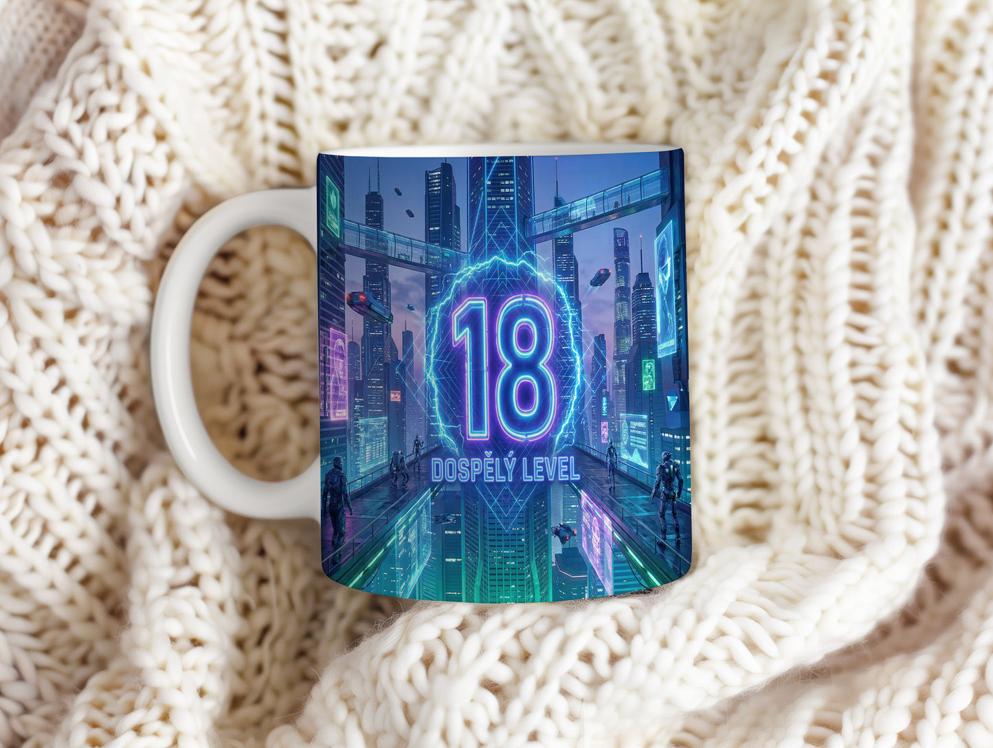 Narozeninový hrnek 18 let – DOSPĚLÝ LEVEL