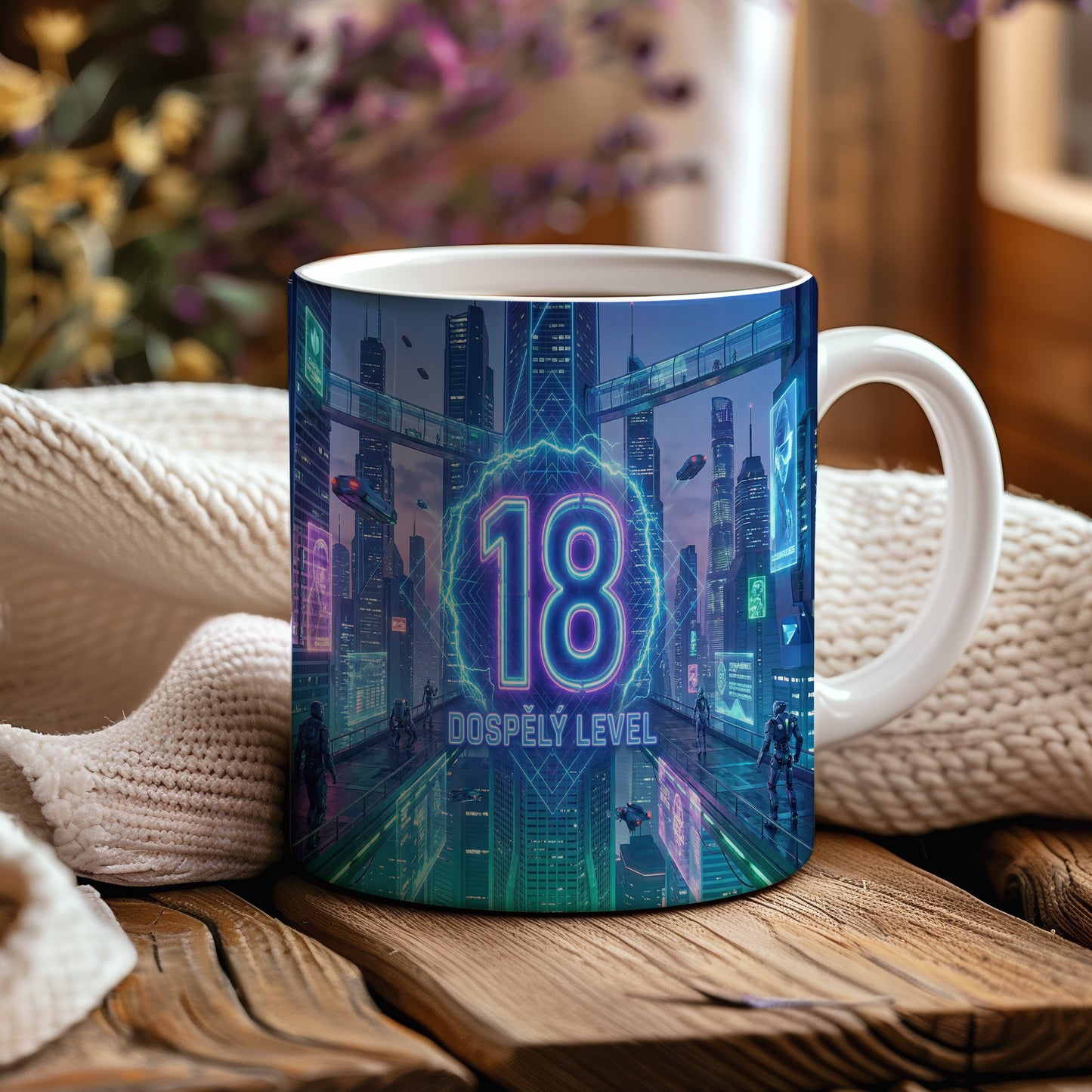 Narozeninový hrnek 18 let – DOSPĚLÝ LEVEL