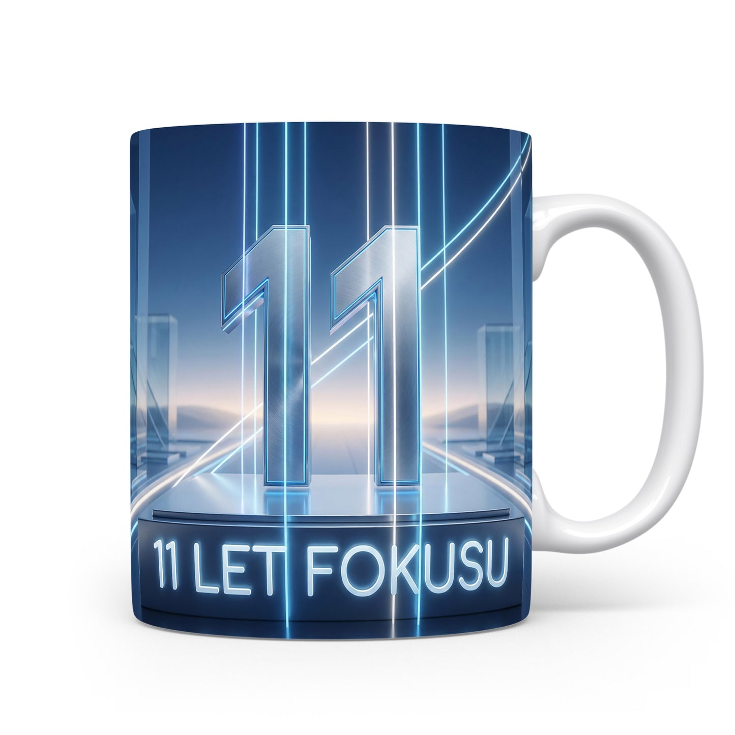 Hrnček s nápisem 11 LET FOKUSU