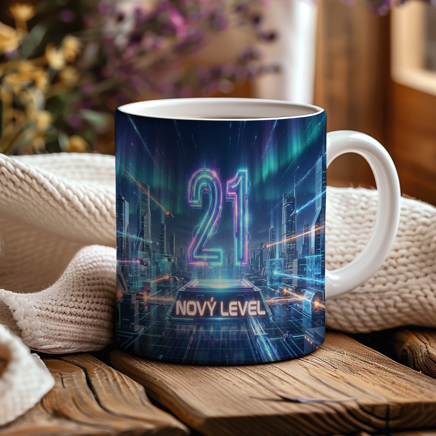 Narozeninový hrnek 21 let – NOVÝ LEVEL