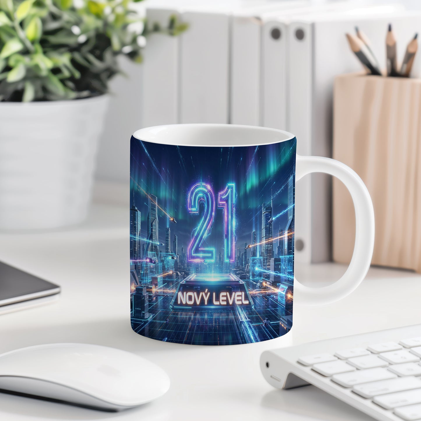 Narozeninový hrnek 21 let – NOVÝ LEVEL