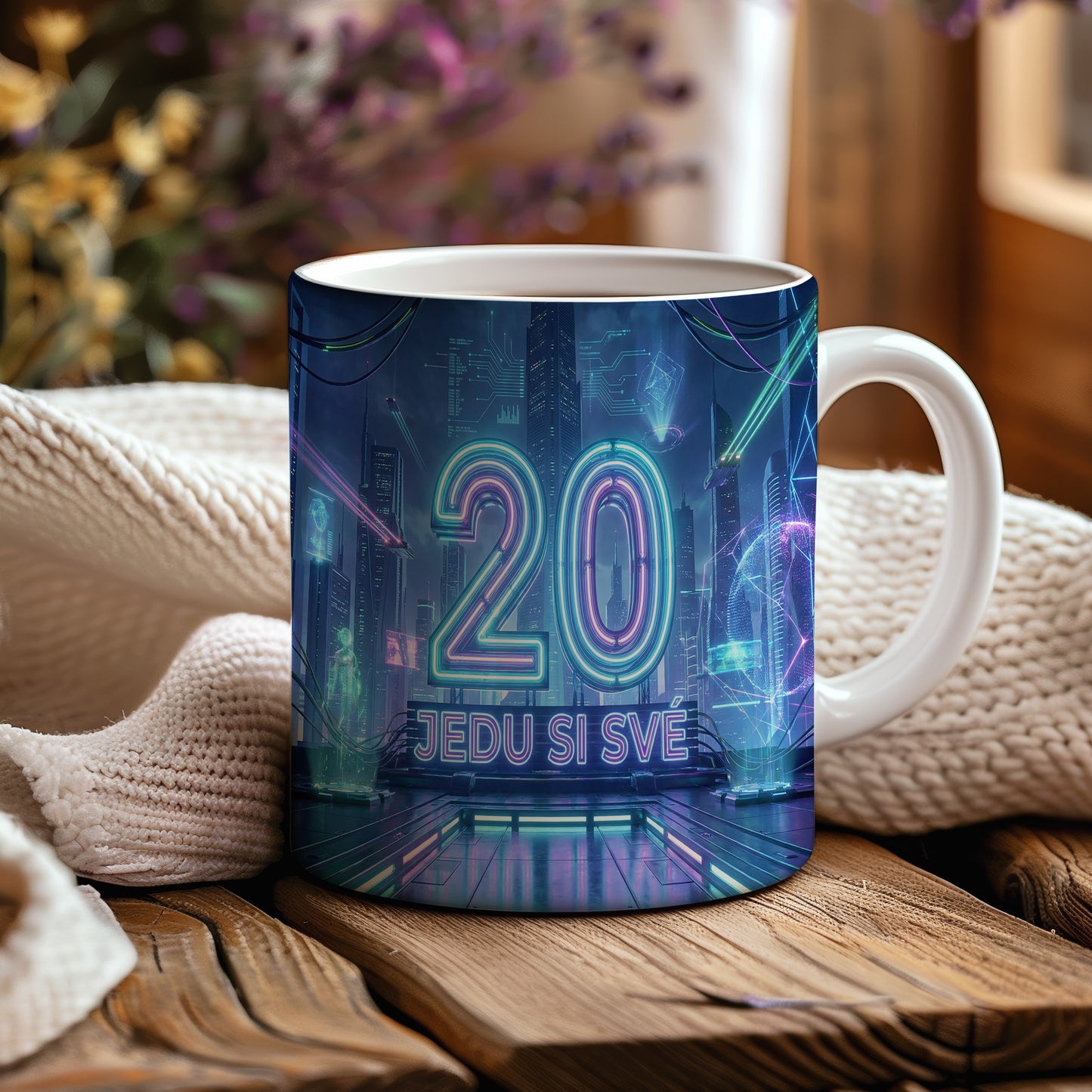 Narozeninový hrnek 20 let – JEDU SI SVÉ