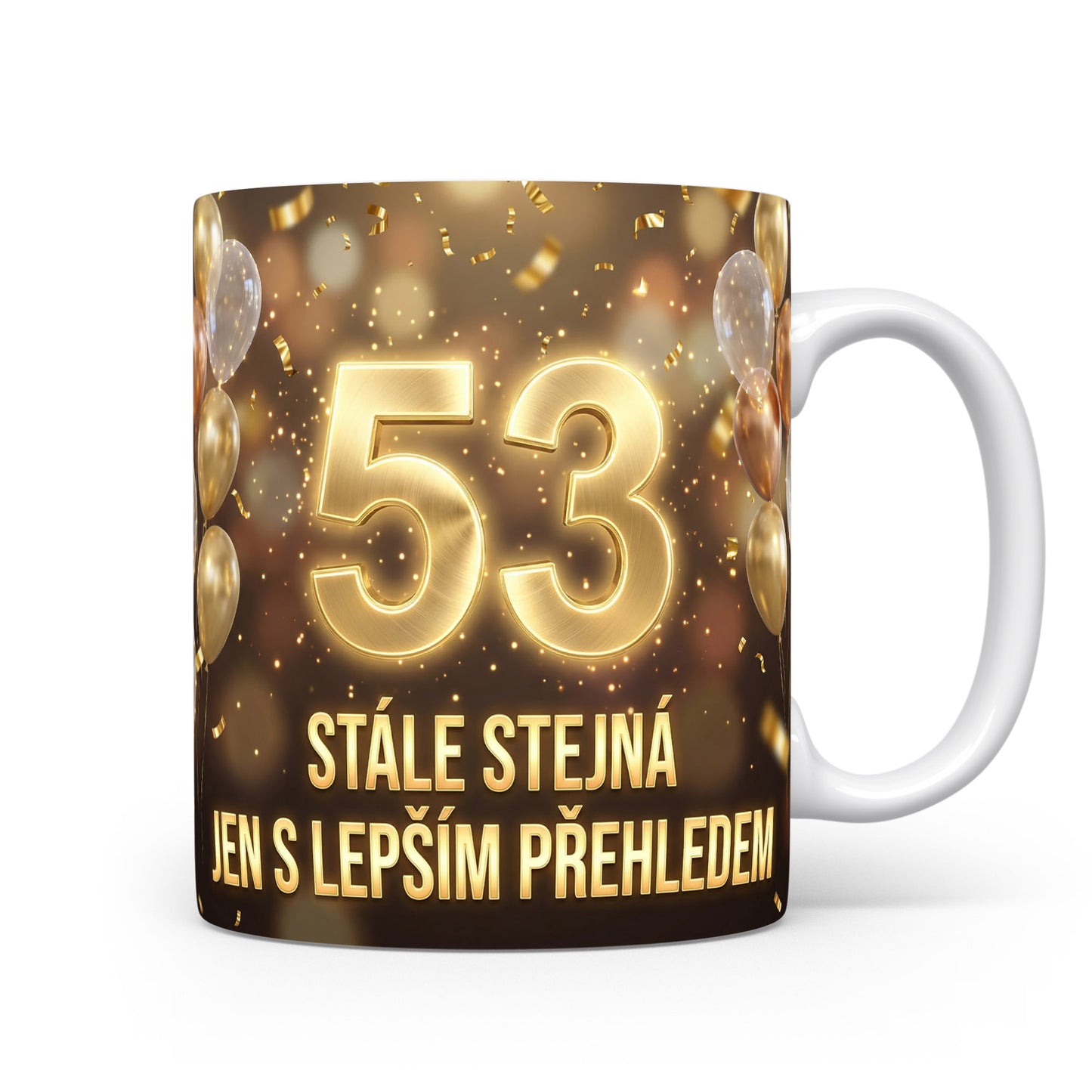Narozeninový hrnek s číslem 53