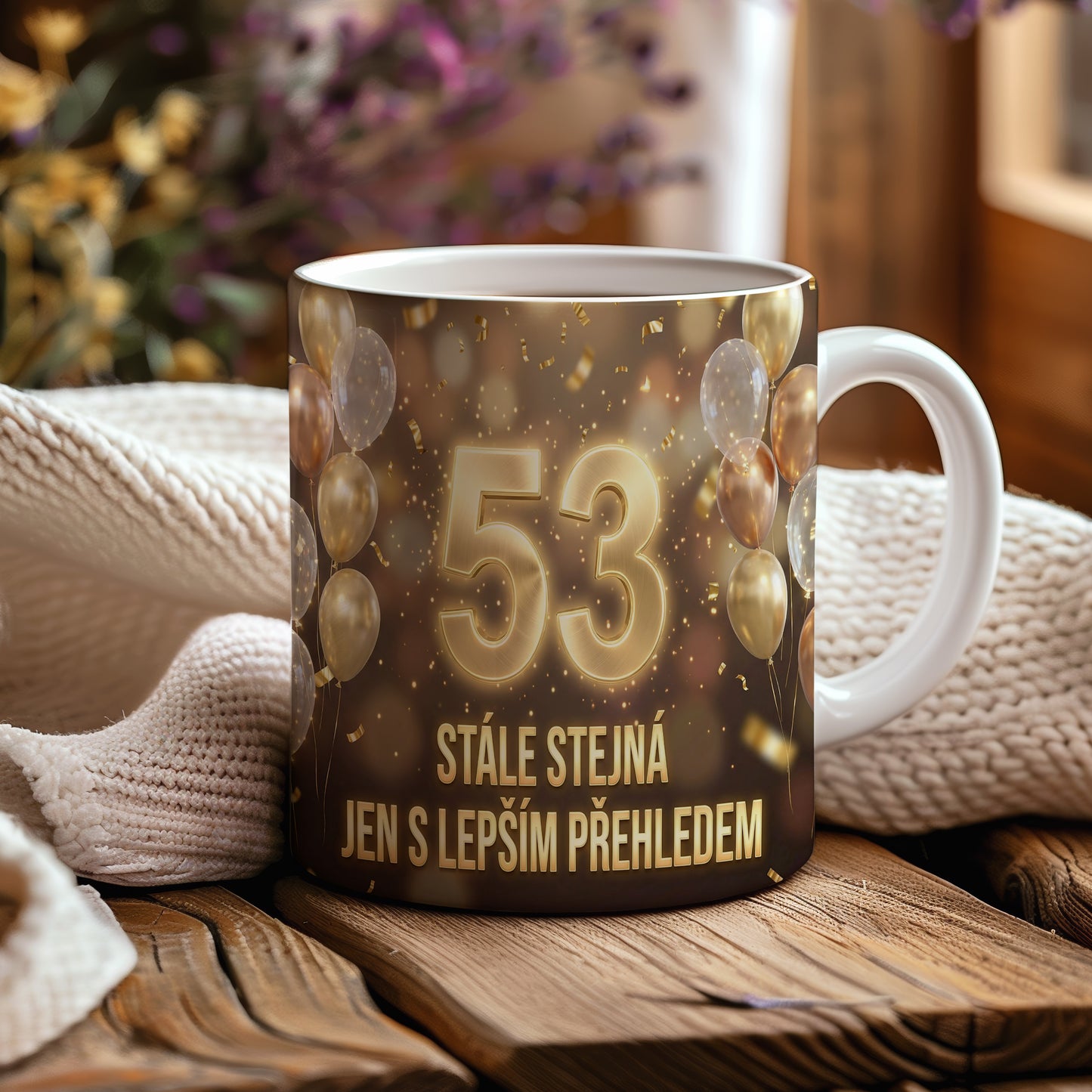 Narozeninový hrnek 53 let – STÁLE STEJNÁ JEN S LEPŠÍM PŘEHLEDEM