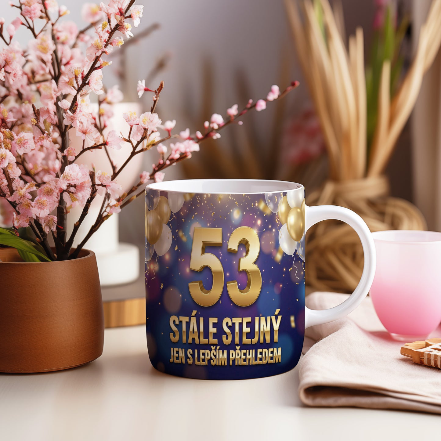 Narozeninový hrnek 53 let – STÁLE STEJNÝ JEN S LEPŠÍM PŘEHLEDEM