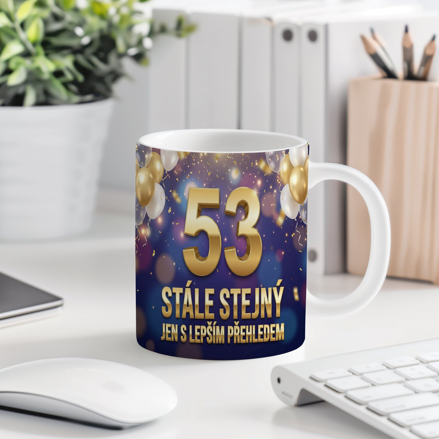 Narozeninový hrnek 53 let – STÁLE STEJNÝ JEN S LEPŠÍM PŘEHLEDEM