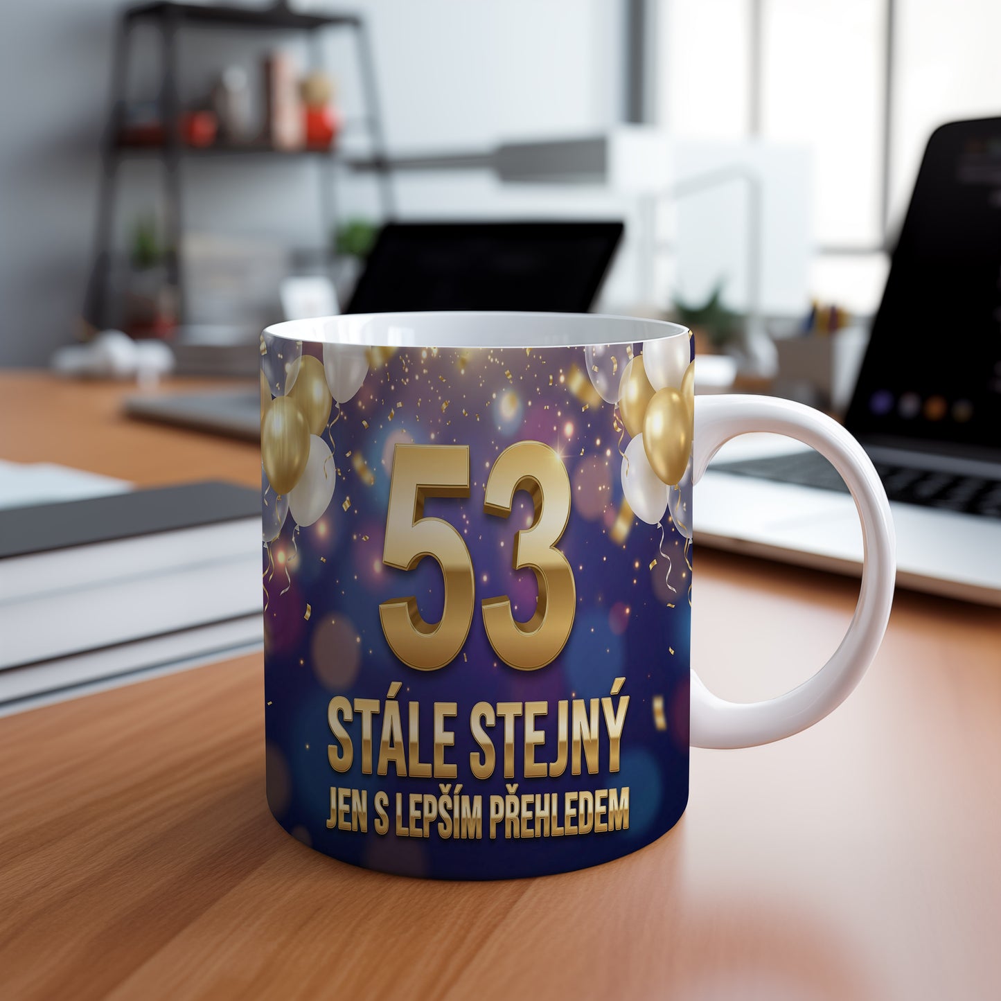 Narozeninový hrnek 53 let – STÁLE STEJNÝ JEN S LEPŠÍM PŘEHLEDEM