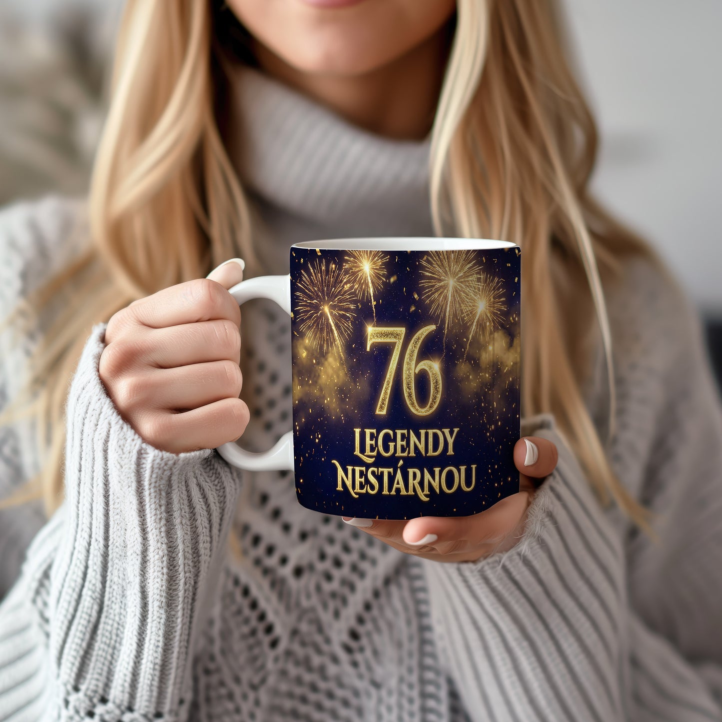 Narozeninový hrnek 76 let – LEGENDY NESTÁRNOU