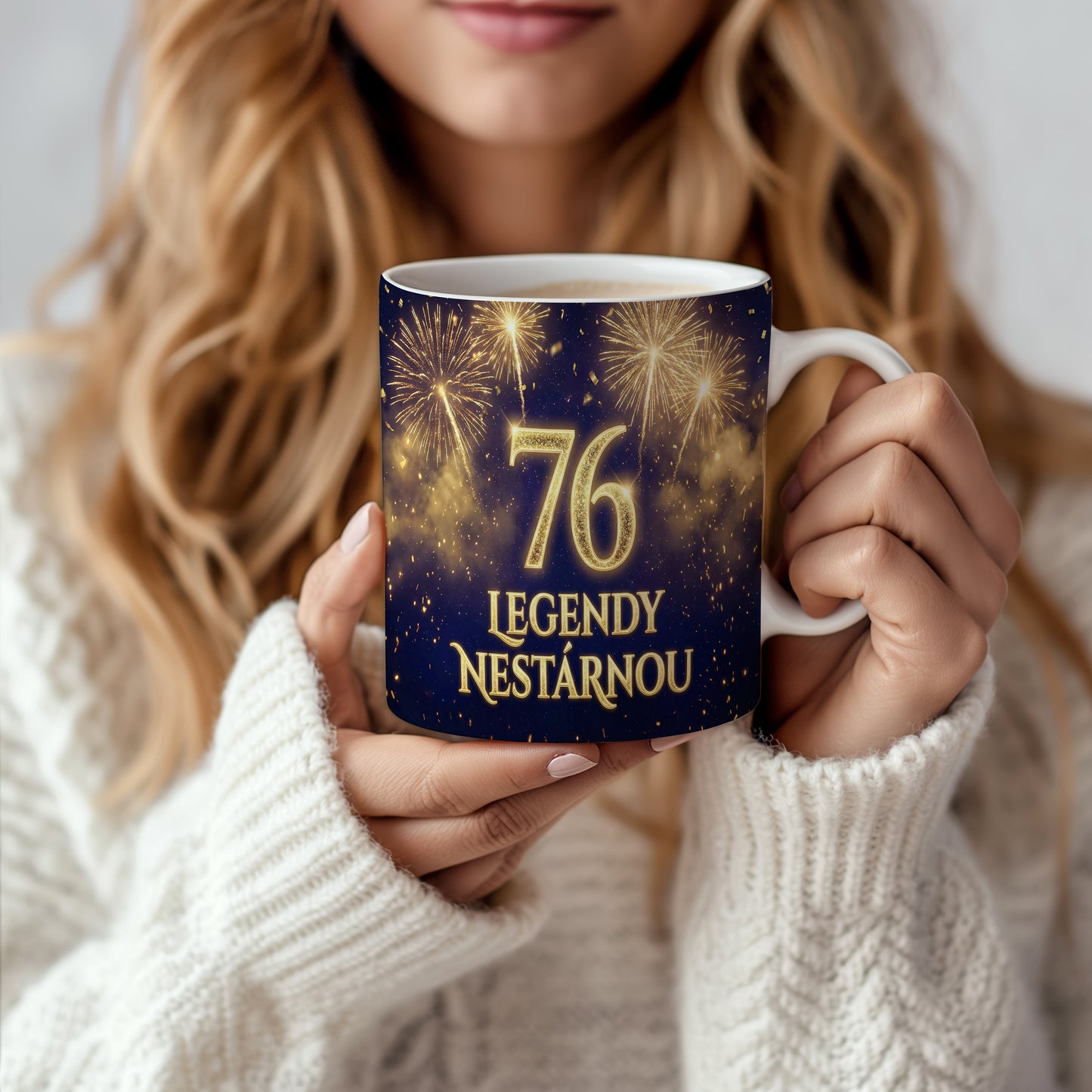 Narozeninový hrnek 76 let – LEGENDY NESTÁRNOU