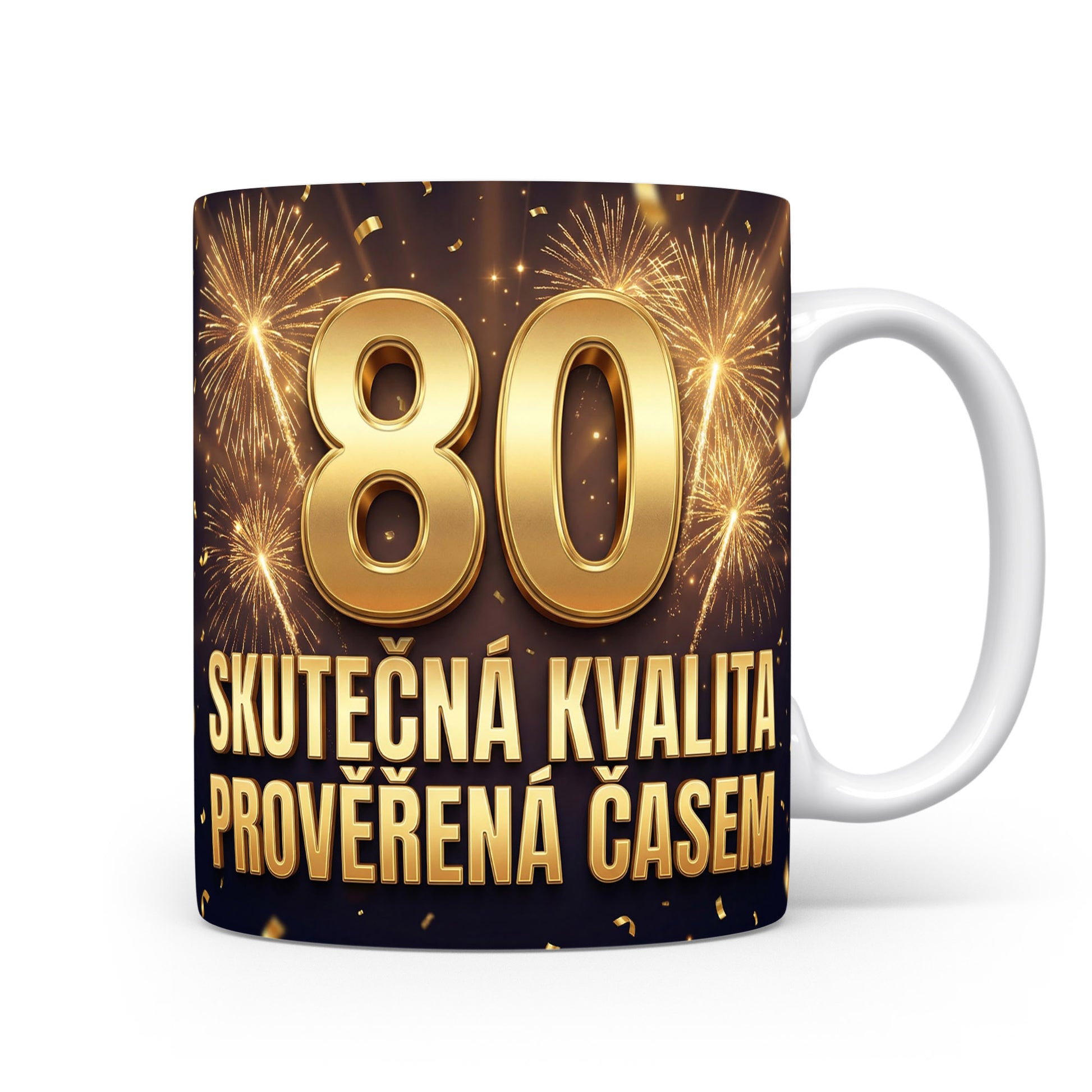 Hrnček s nápisem k 80. narozeninám