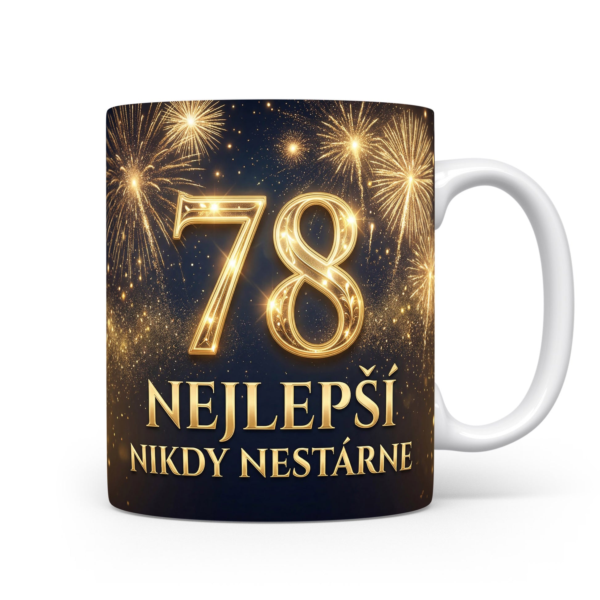 Hrnček s věkem 78 a nápisem