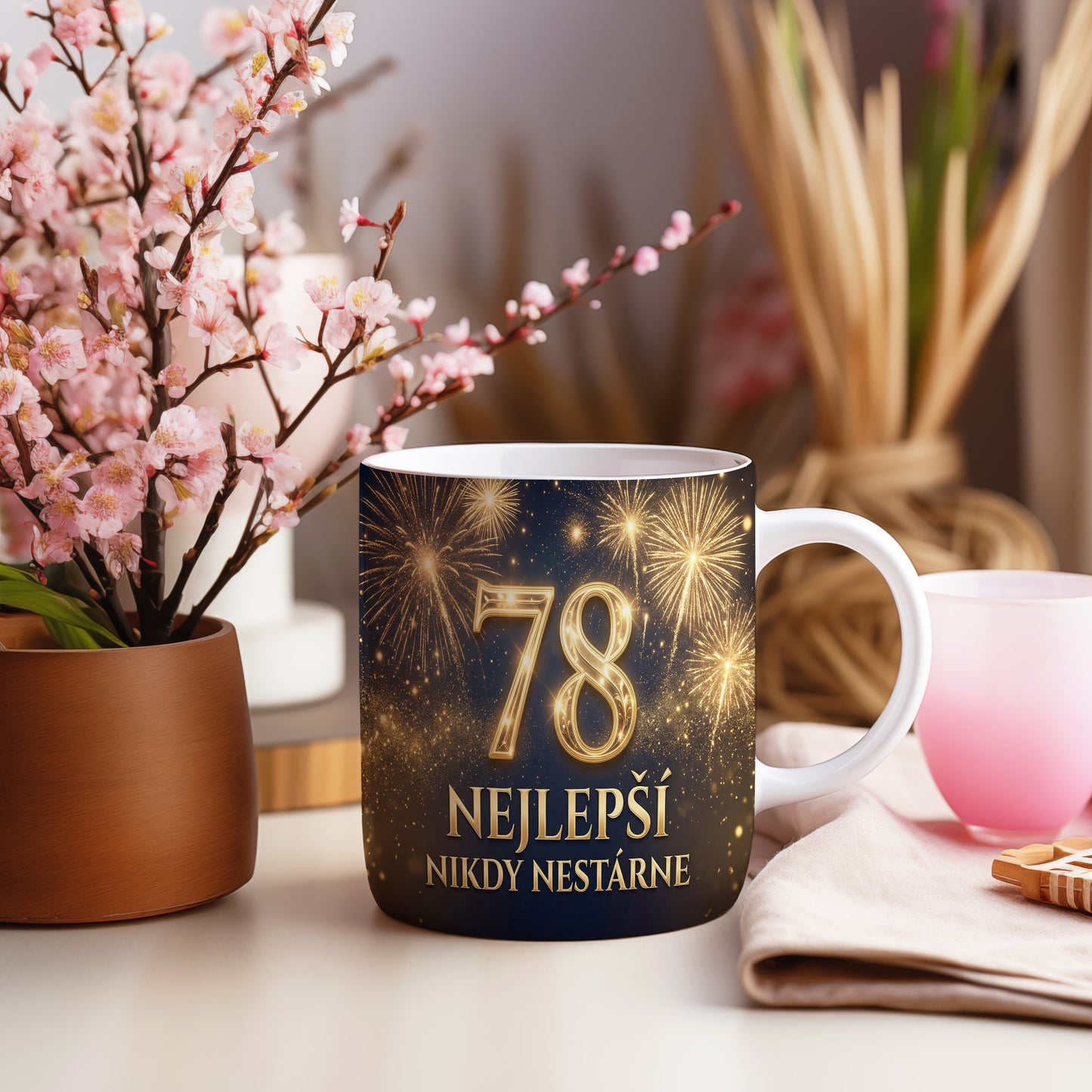 Narozeninový hrnek 78 let – NEJLEPŠÍ NIKDY NESTÁRNE