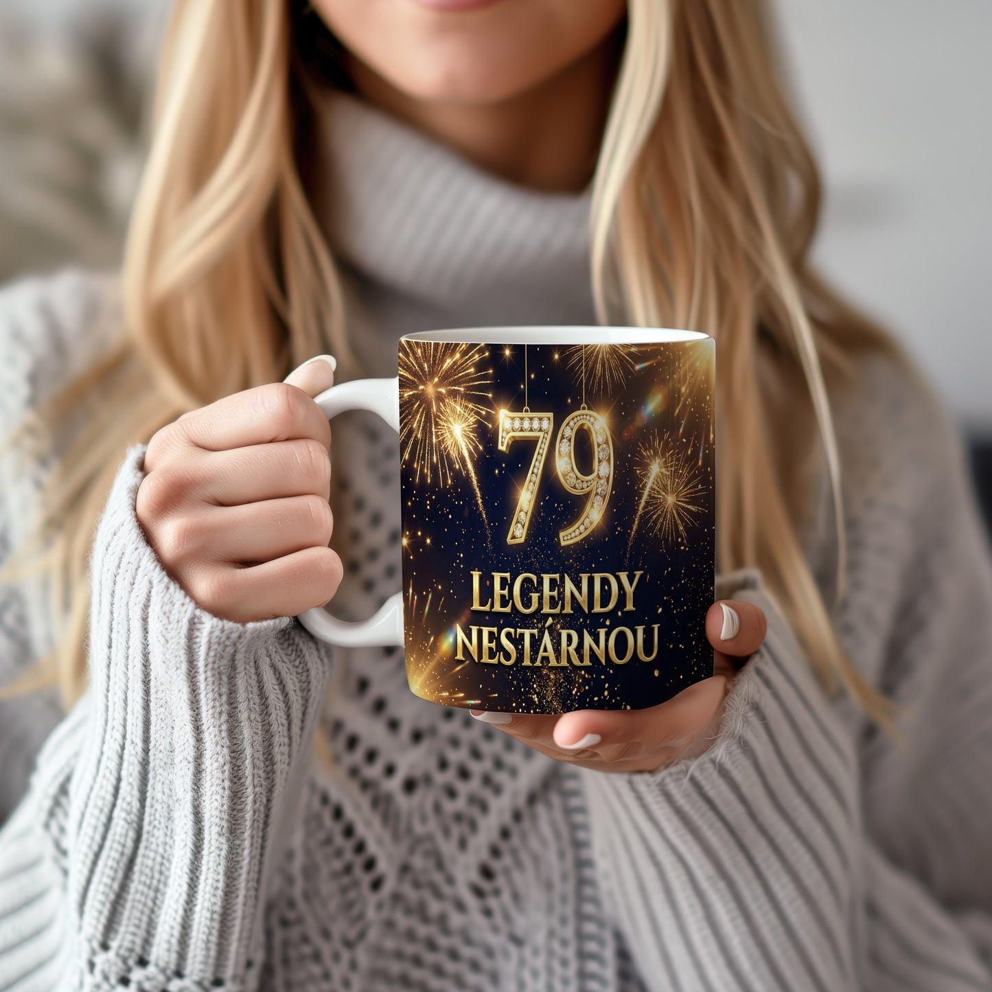 Narozeninový hrnek 79 let – LEGENDY NESTÁRNOU