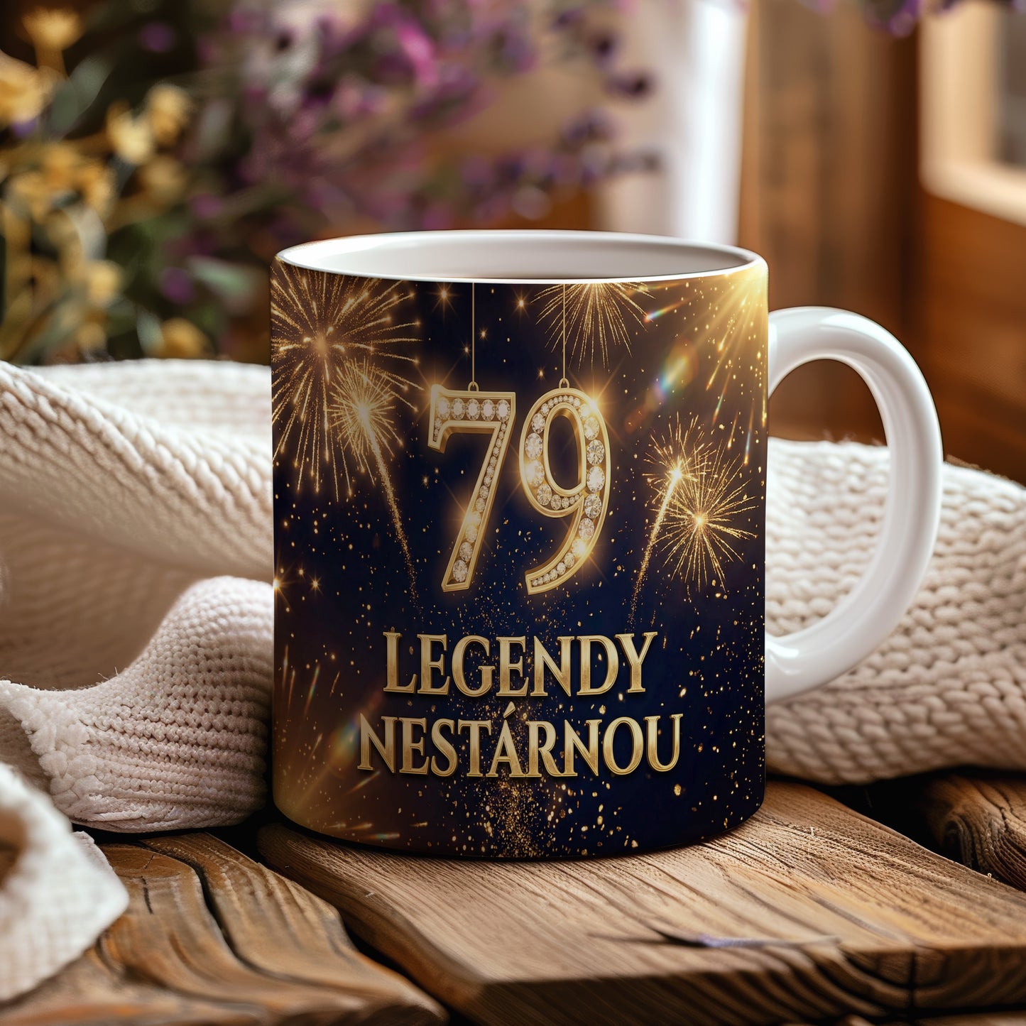 Narozeninový hrnek 79 let – LEGENDY NESTÁRNOU