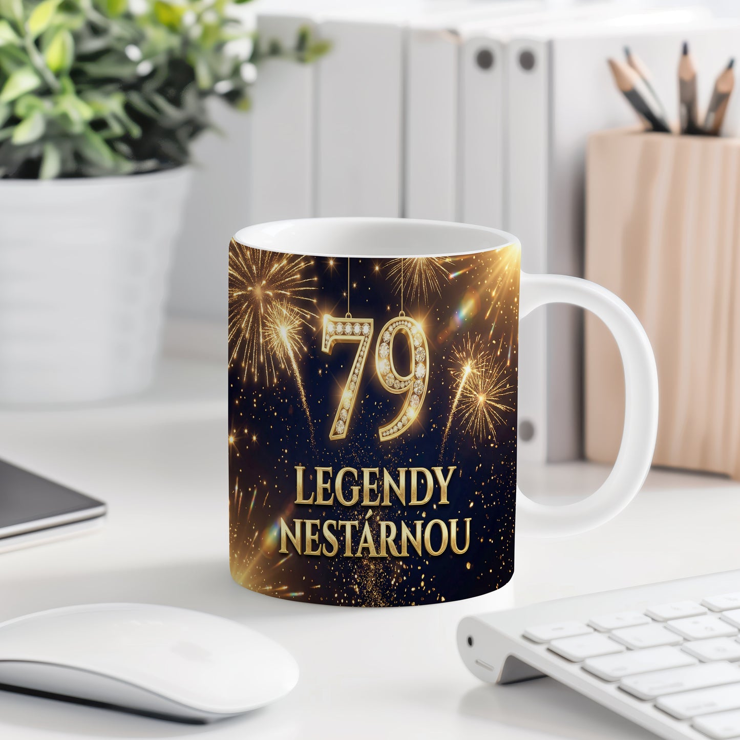 Narozeninový hrnek 79 let – LEGENDY NESTÁRNOU