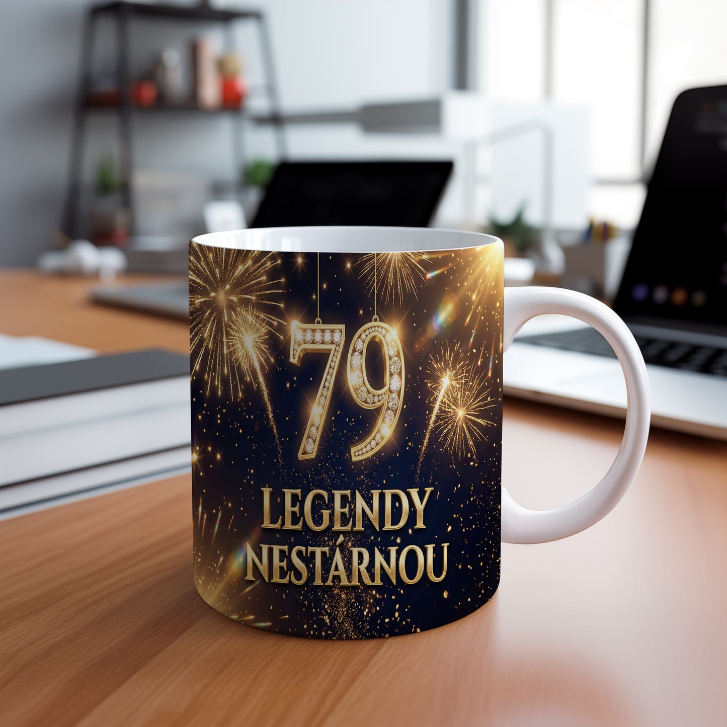 Narozeninový hrnek 79 let – LEGENDY NESTÁRNOU