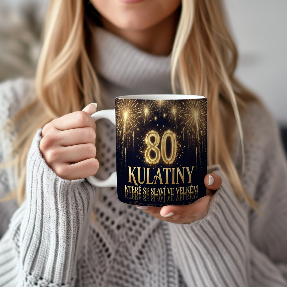 Narozeninový hrnek 80 let – KULATINY KTERÉ SE SLAVÍ VE VELKÉM