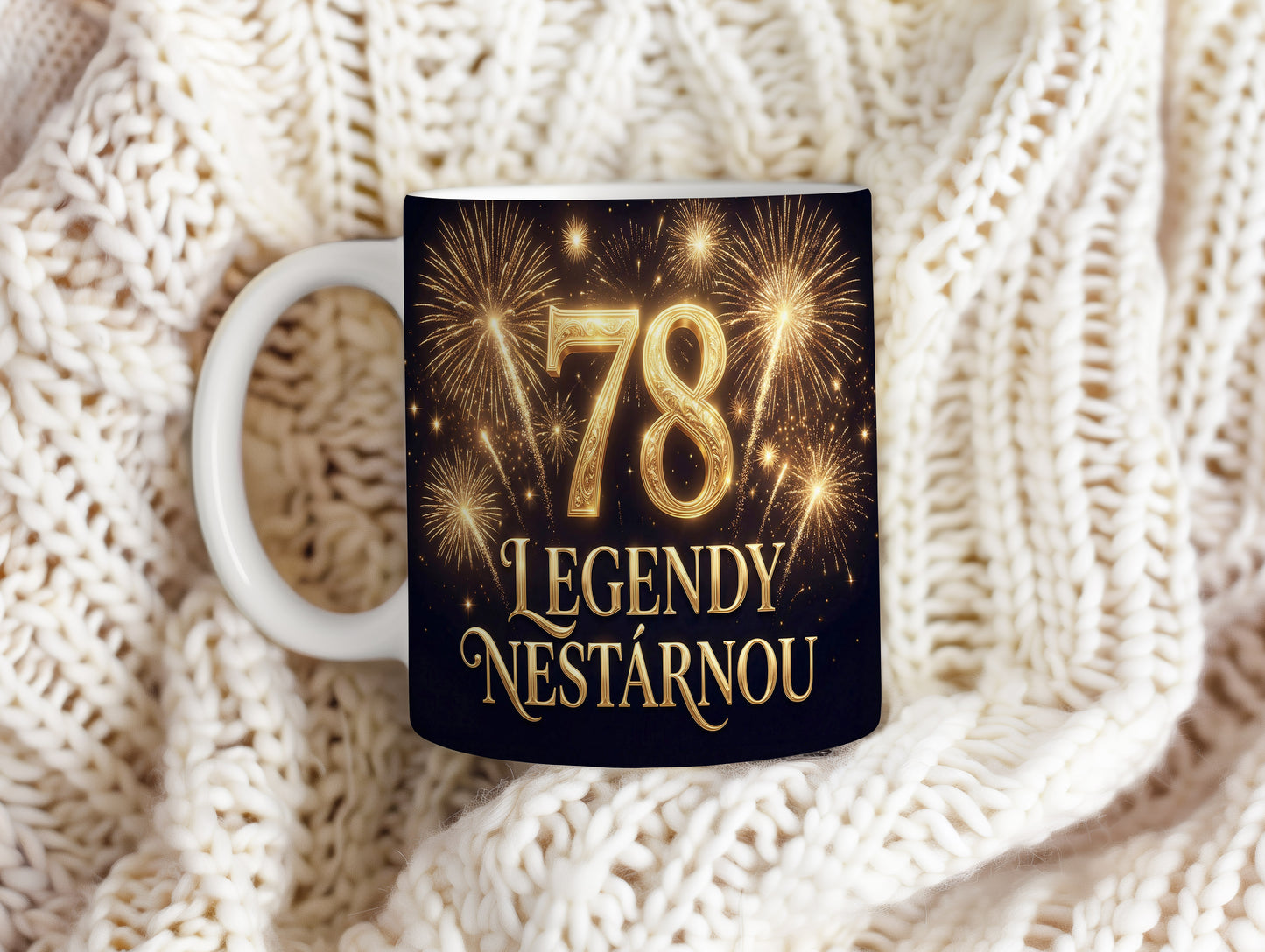 Narozeninový hrnek 78 let – LEGENDY NESTÁRNOU